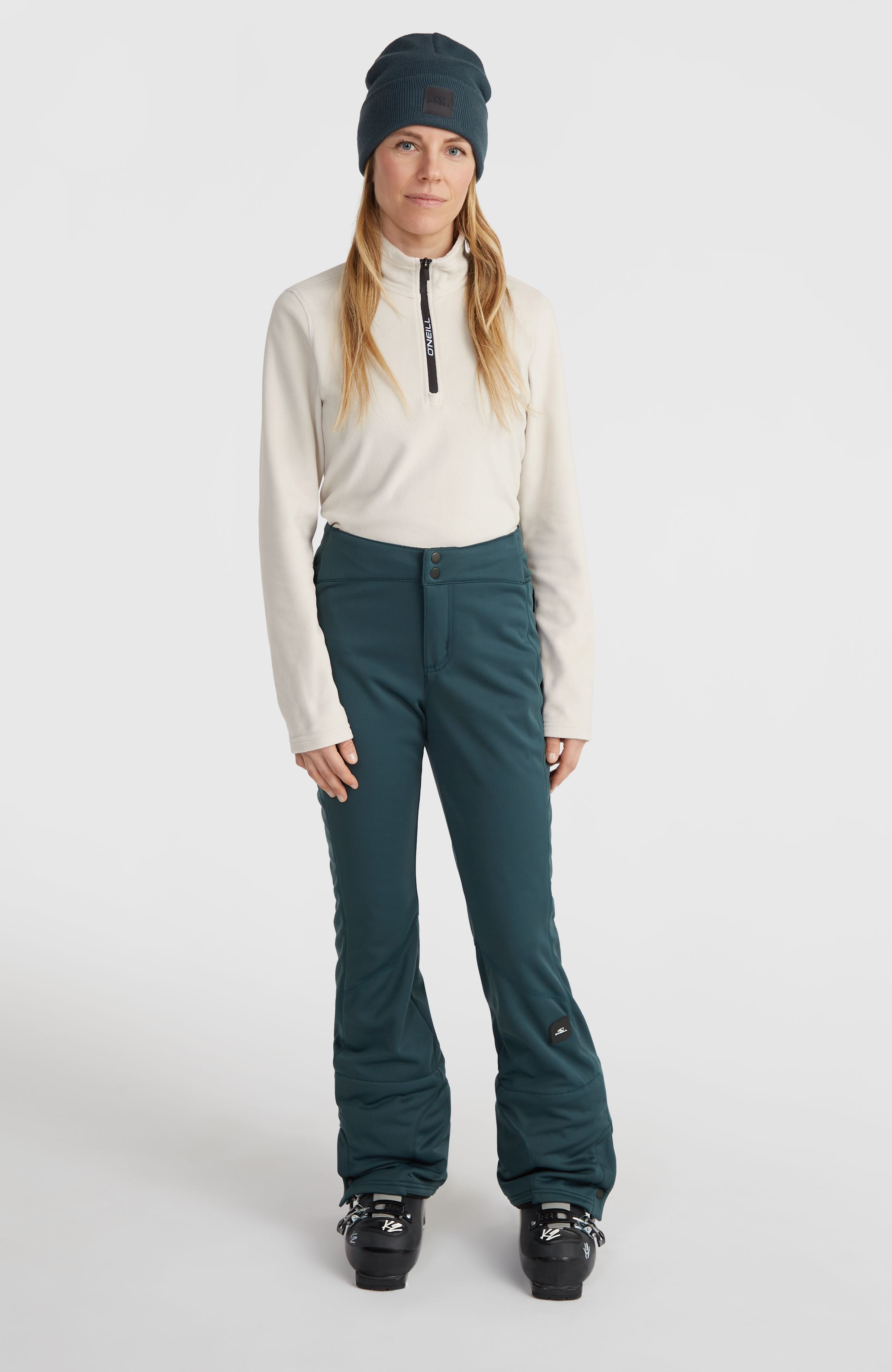 Blessed Softshell Hybrid Skinny Snow Pants Alma Steel