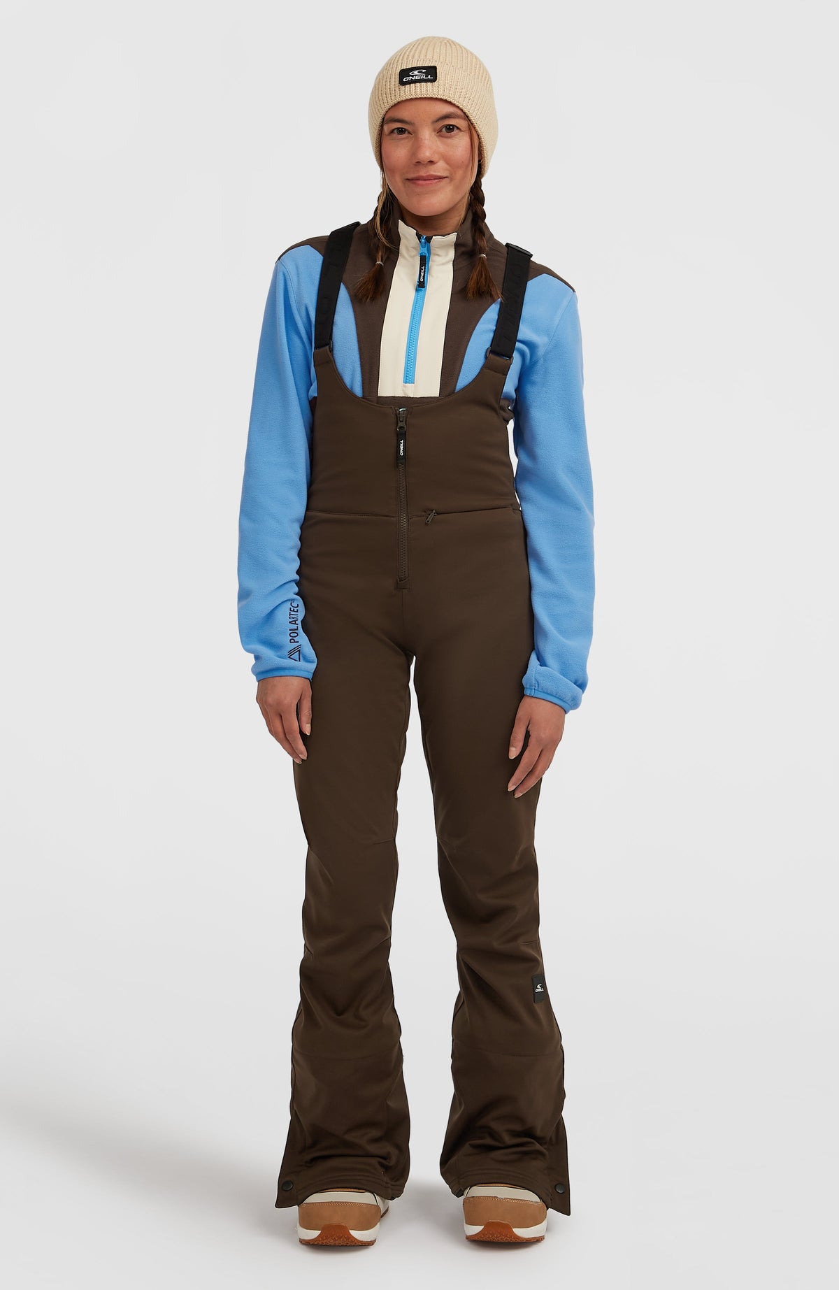 FWC'Cruz Softshell Suspender Snow Pants Coffee Bean