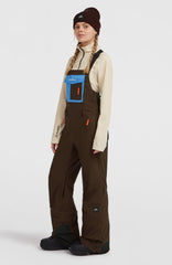 FWC'Peak Bib Snow Pants Coffee Bean Colour Block