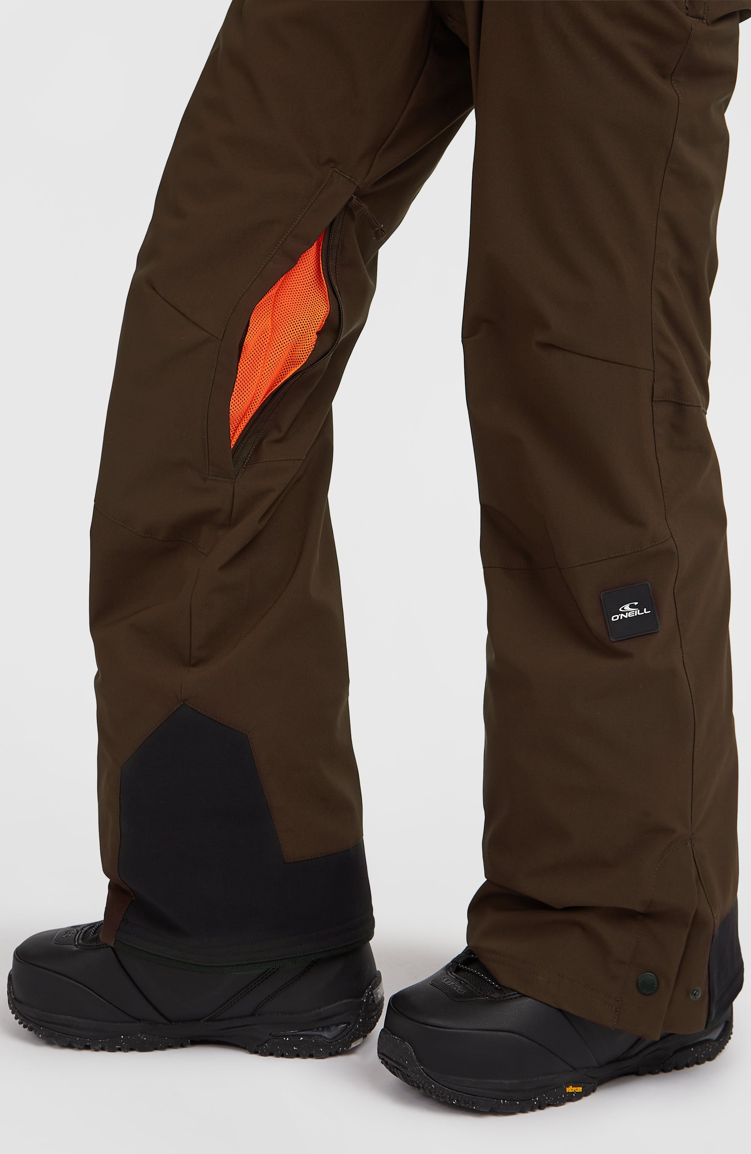 FWC'Peak Bib Snow Pants Coffee Bean Colour Block