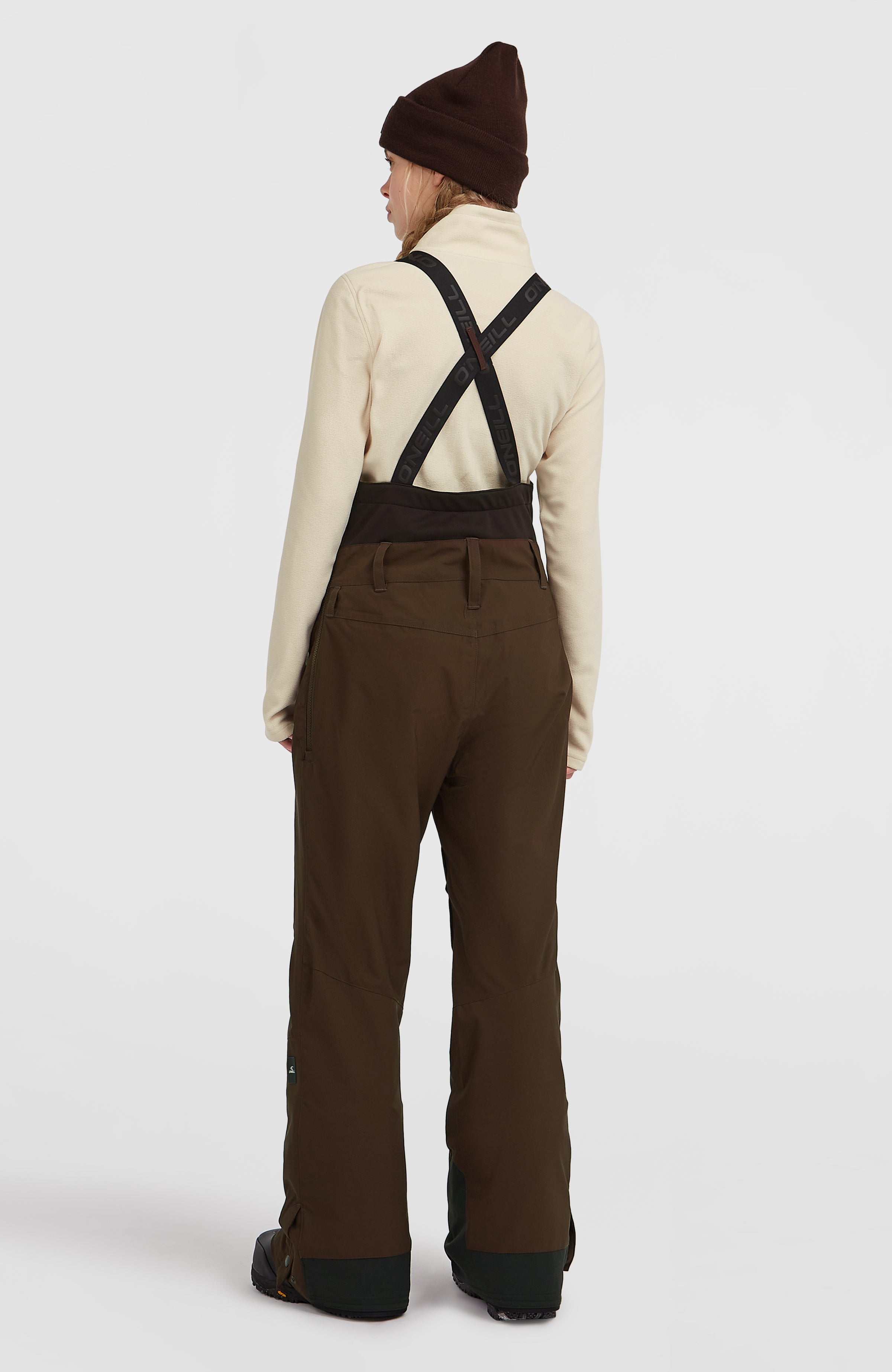 FWC'Peak Bib Snow Pants Coffee Bean Colour Block