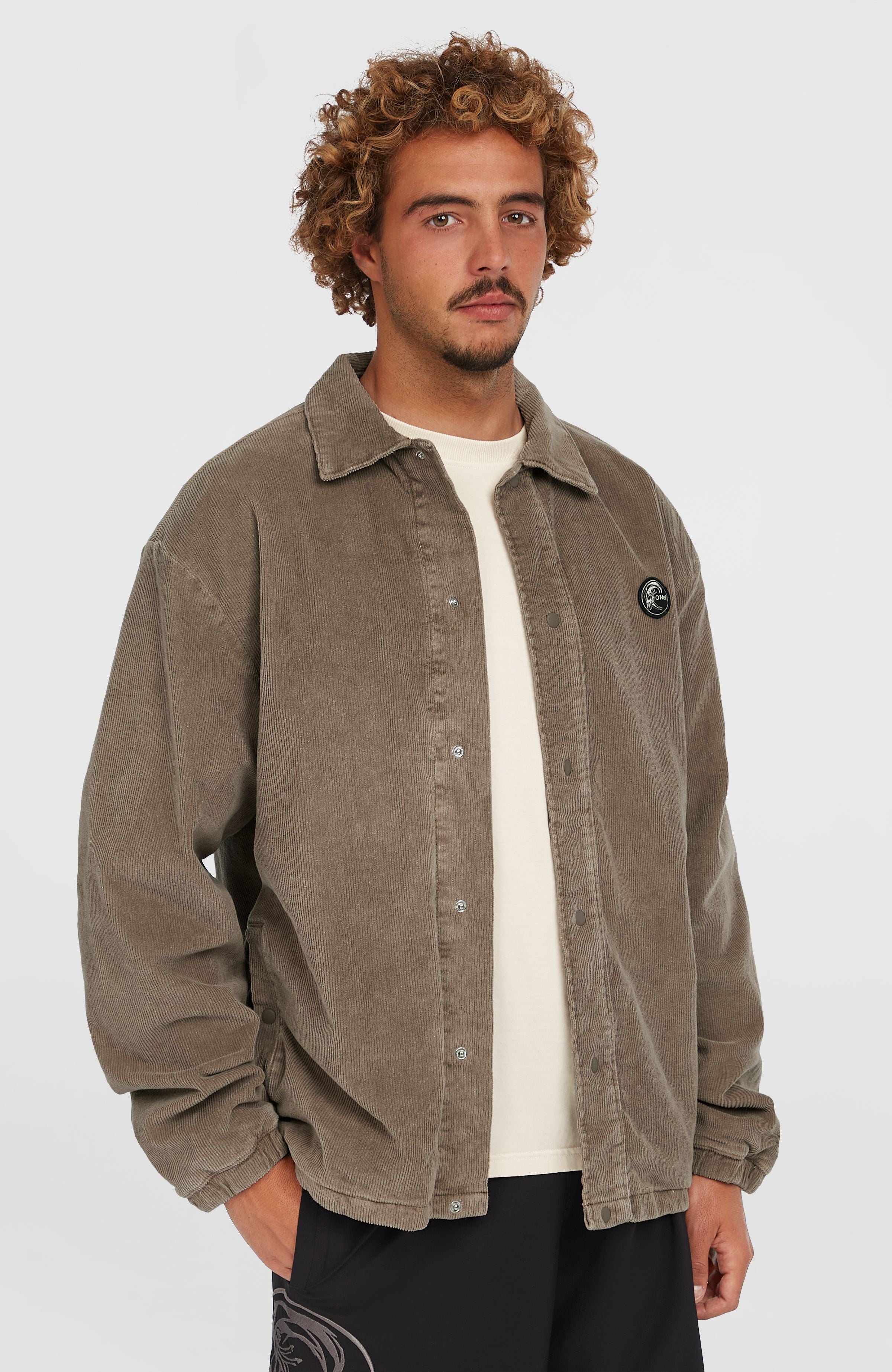 Cord Coach Jacket Pure Cashmere