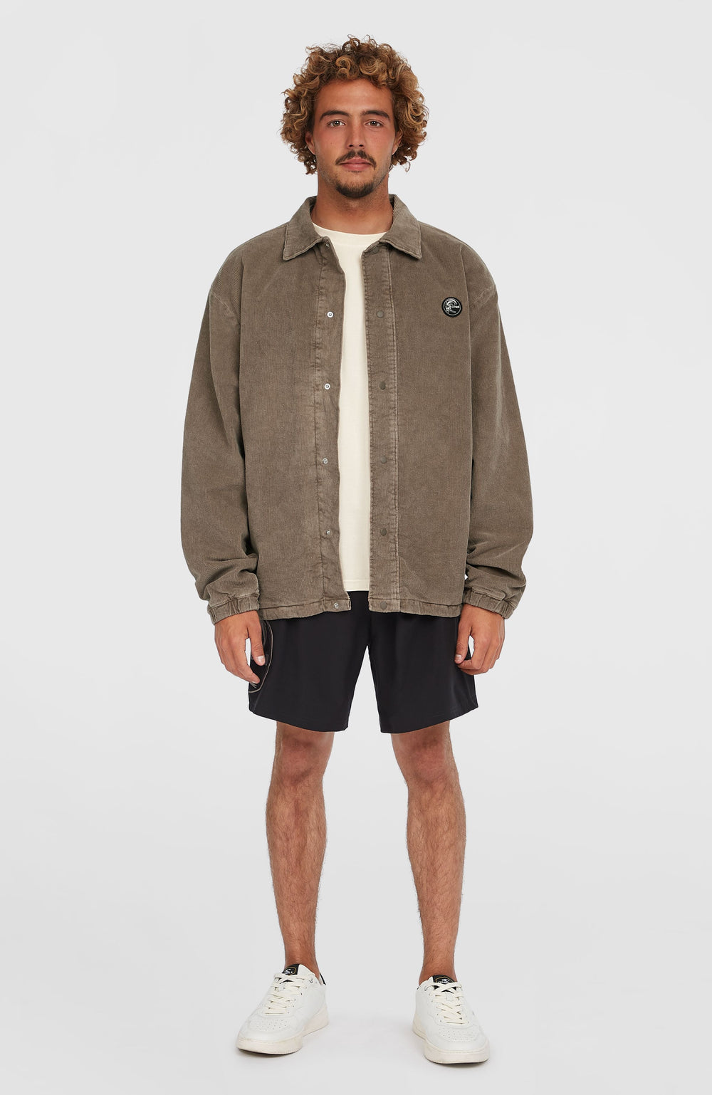 Cord Coach Jacket Pure Cashmere