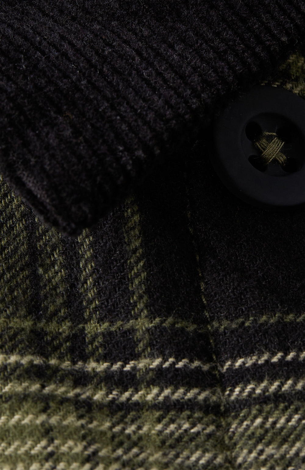 Fleece-Lined Jacket Green Check Small