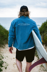 Cord Coach Jacket Copen Blue