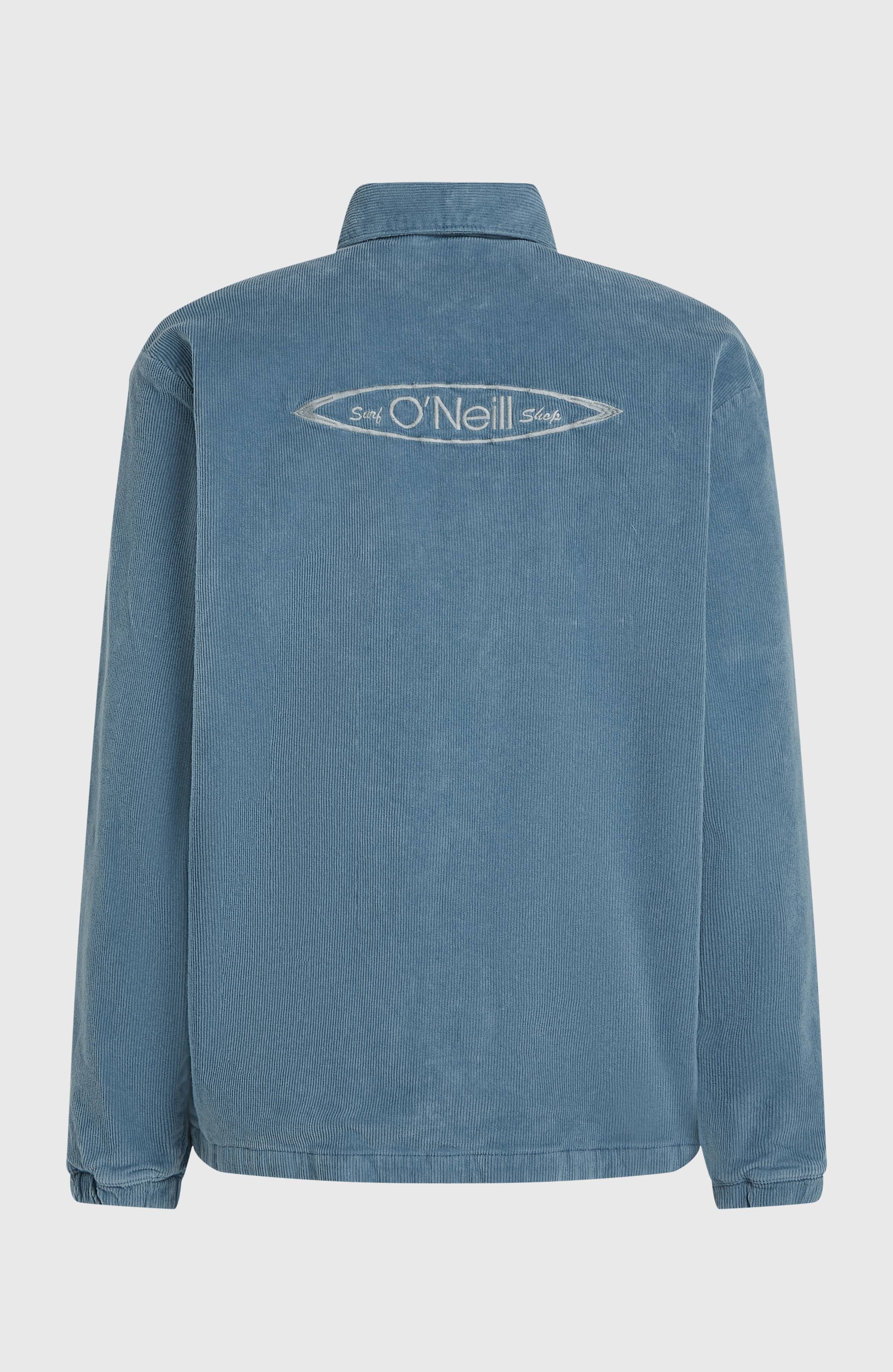 Cord Coach Jacket Copen Blue
