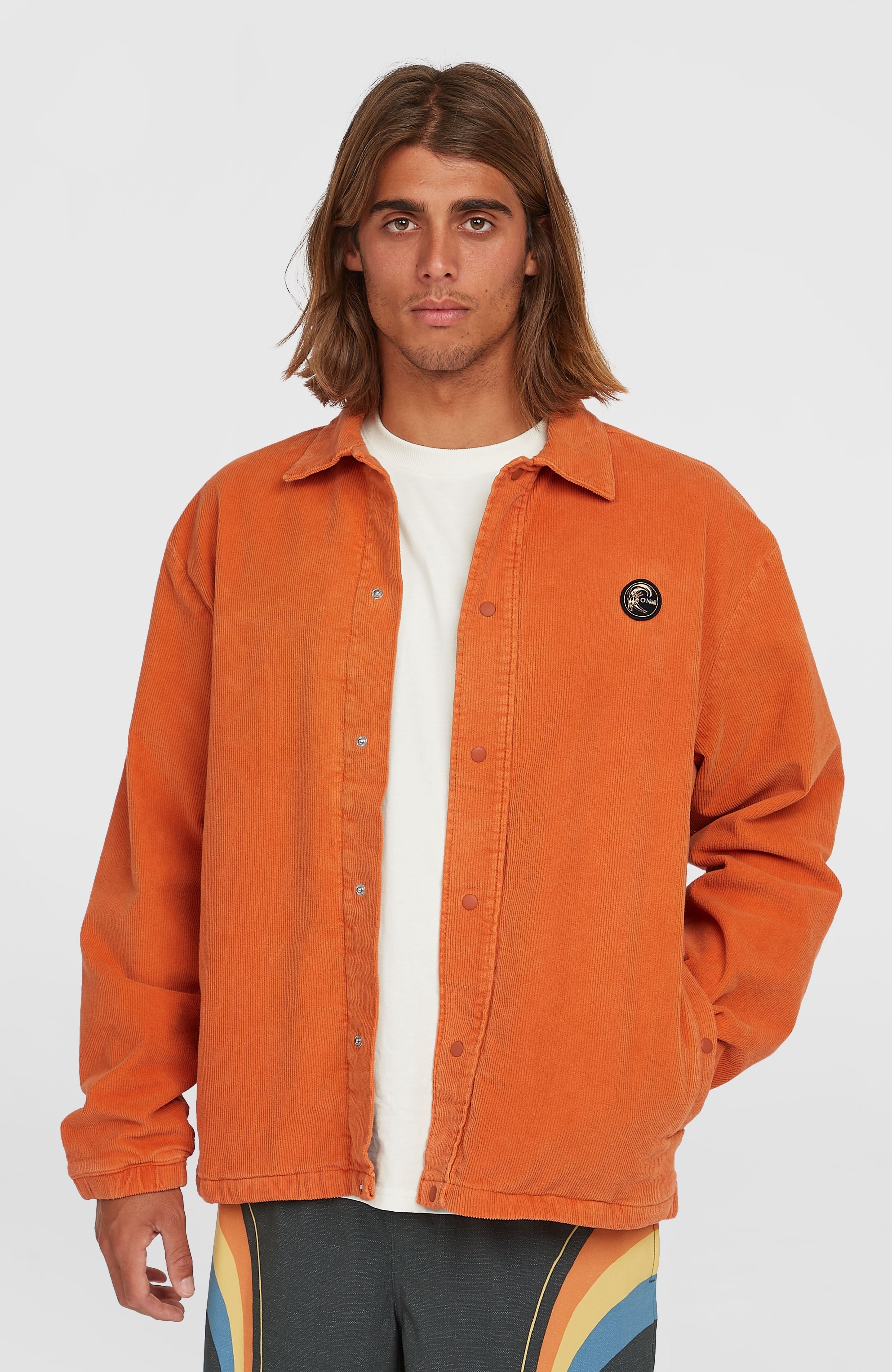 Cord Coach Jacket Cinnamon Stick