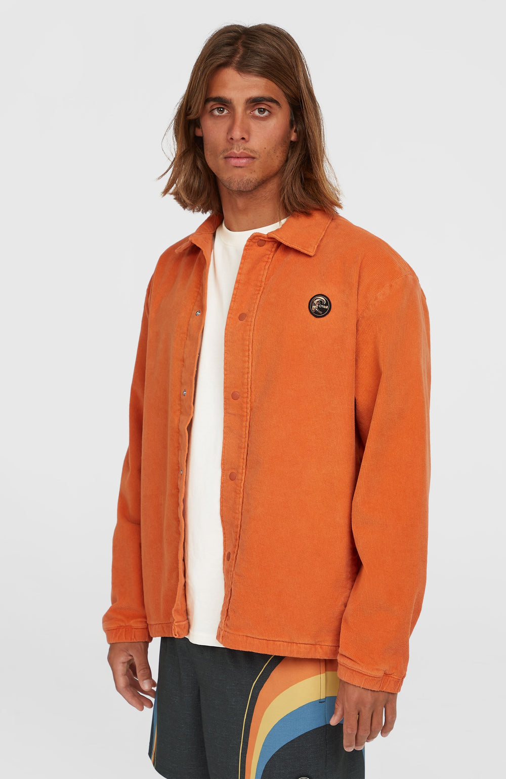 Cord Coach Jacket Cinnamon Stick