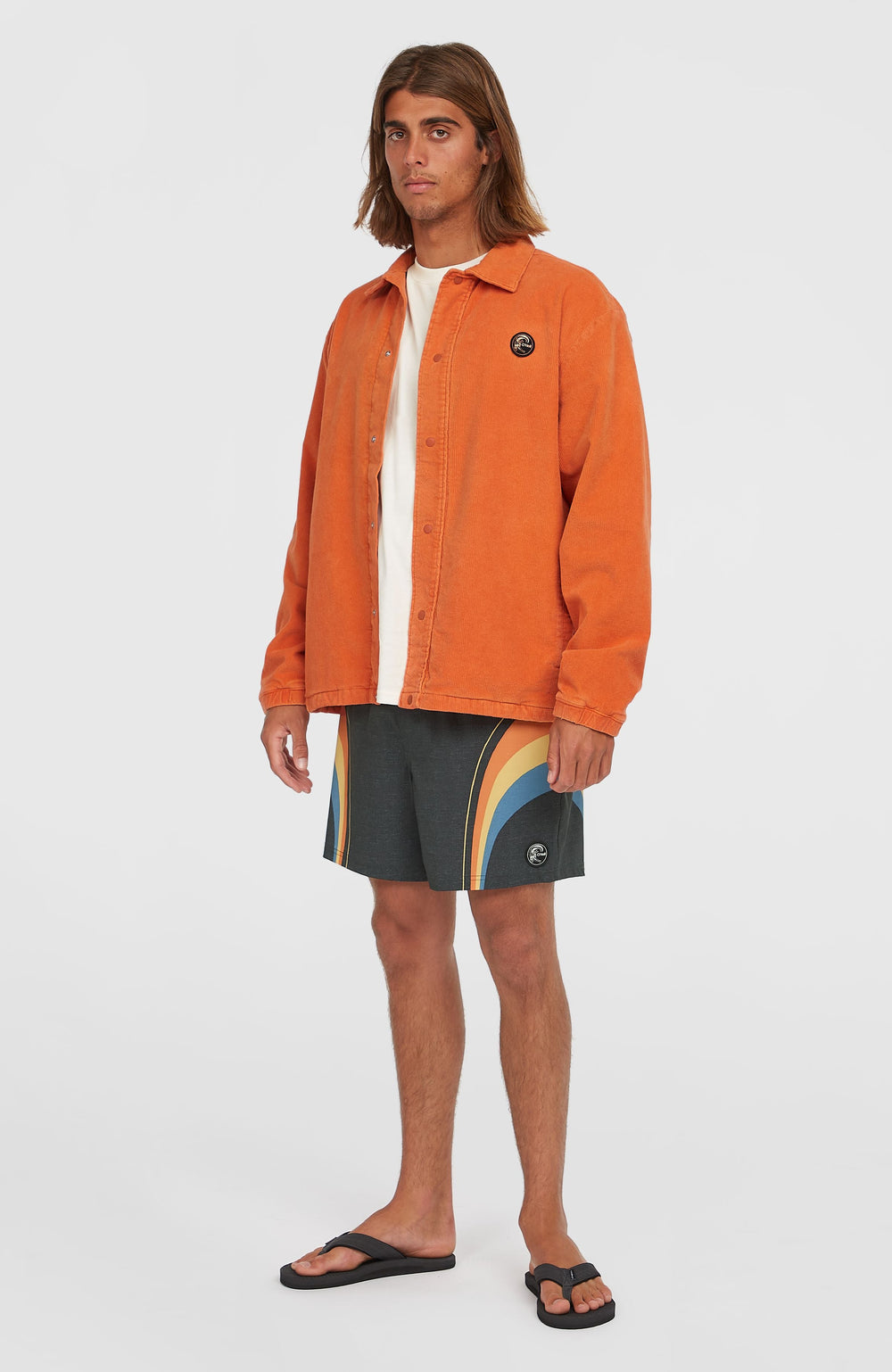 Cord Coach Jacket Cinnamon Stick