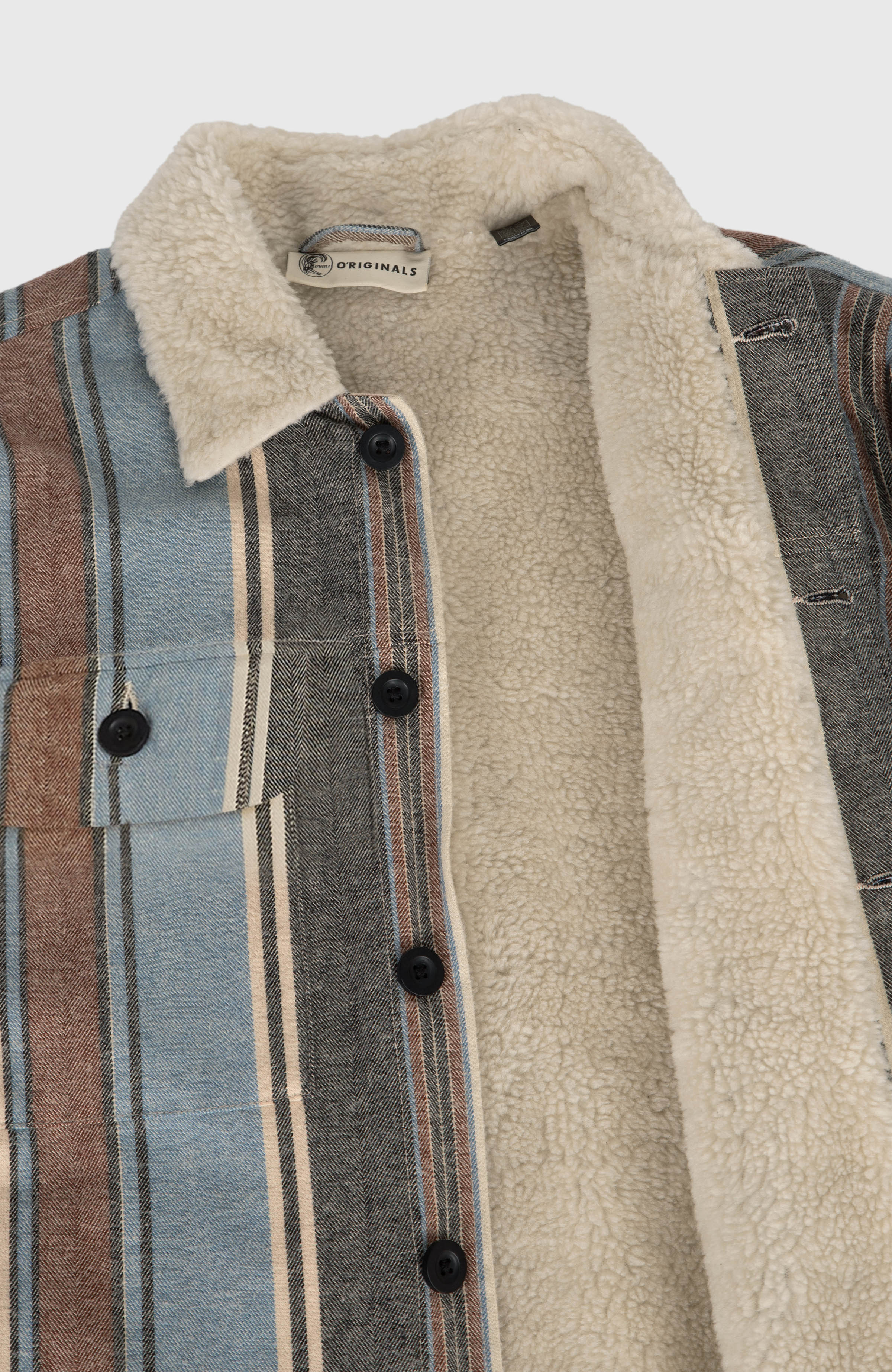 O'Riginals Fleece-Lined Jacket Blue Vintage O'Neill Stripe