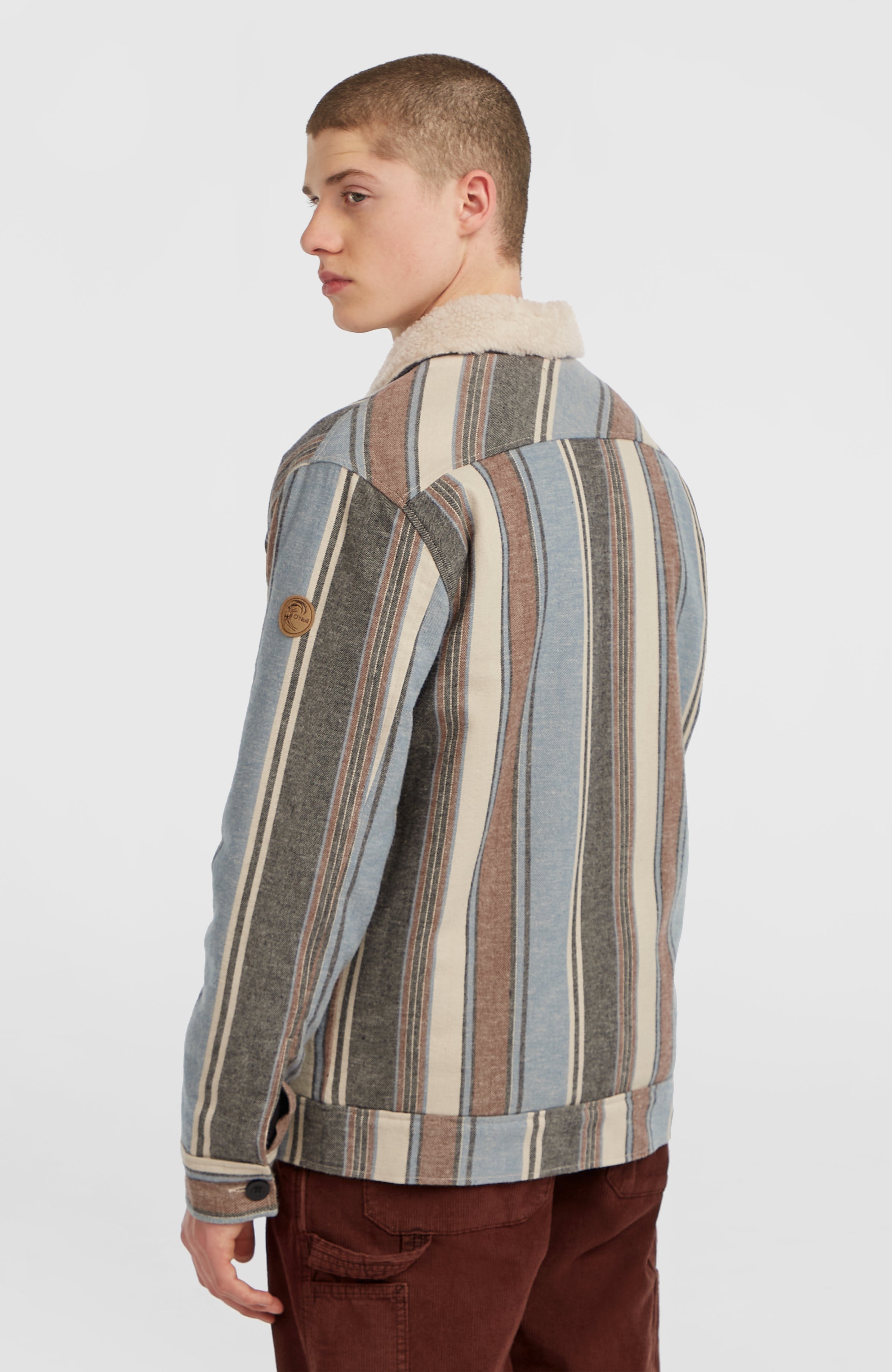 O'Riginals Fleece-Lined Jacket Blue Vintage O'Neill Stripe