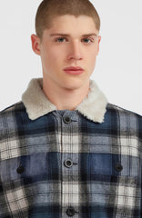 O'Riginals Fleece-Lined Jacket Mozart Blue Check