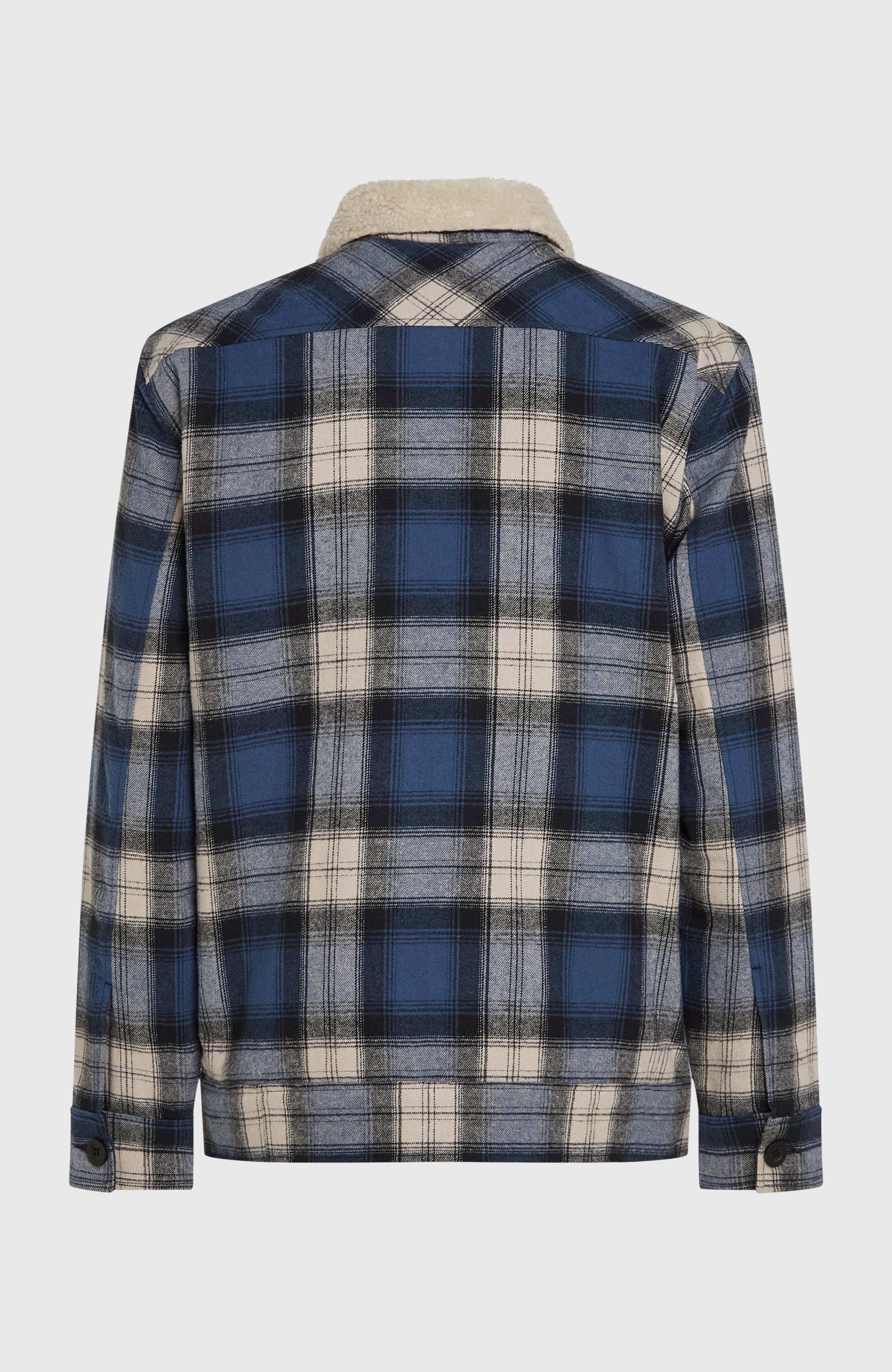 O'Riginals Fleece-Lined Jacket Mozart Blue Check