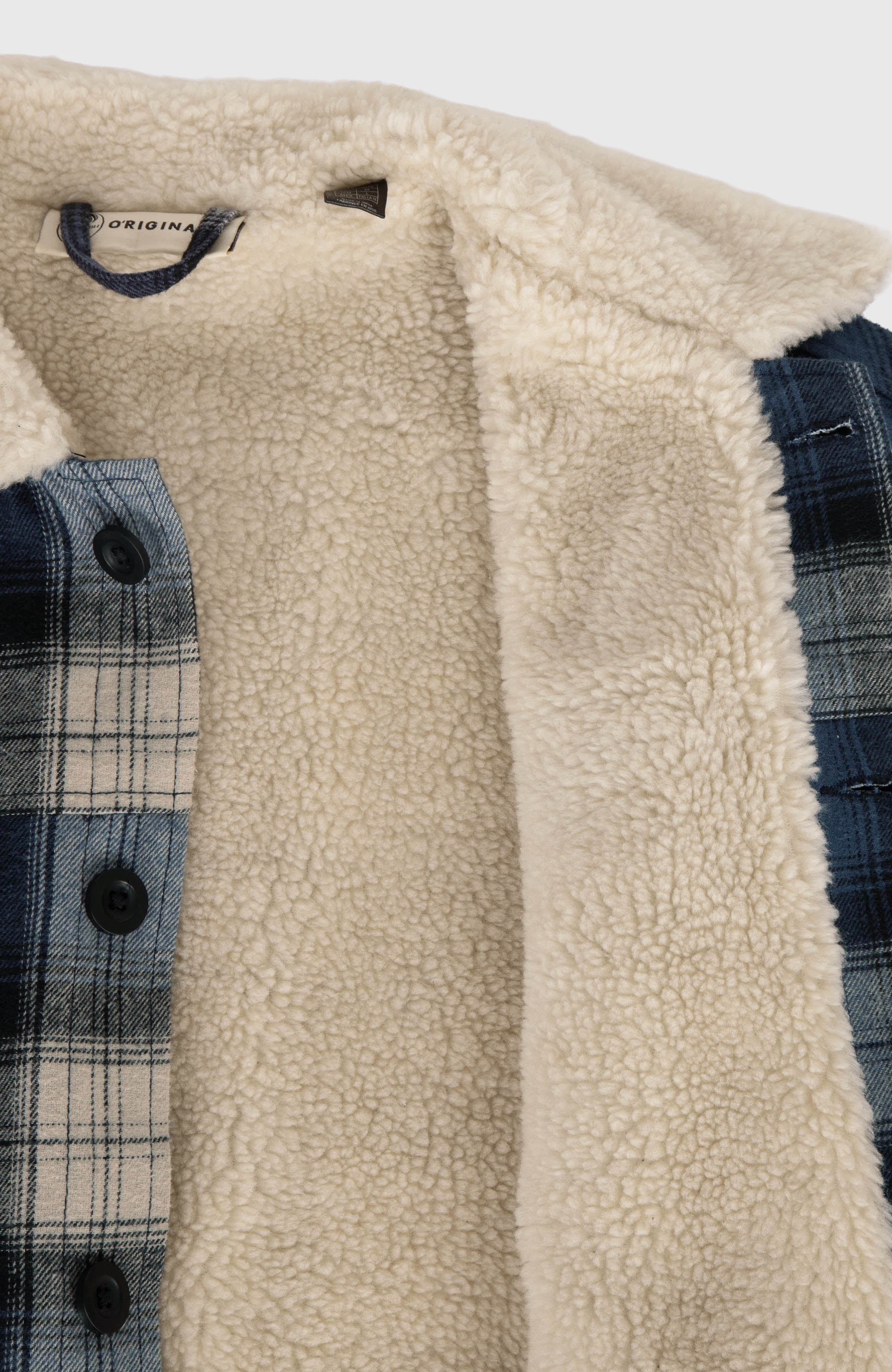 O'Riginals Fleece-Lined Jacket Mozart Blue Check