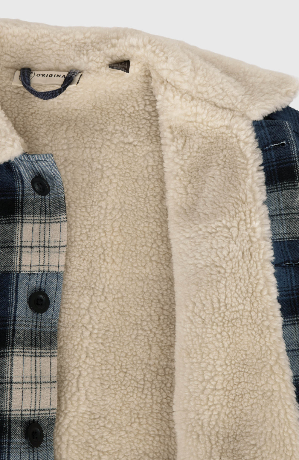 O'Riginals Fleece-Lined Jacket Mozart Blue Check