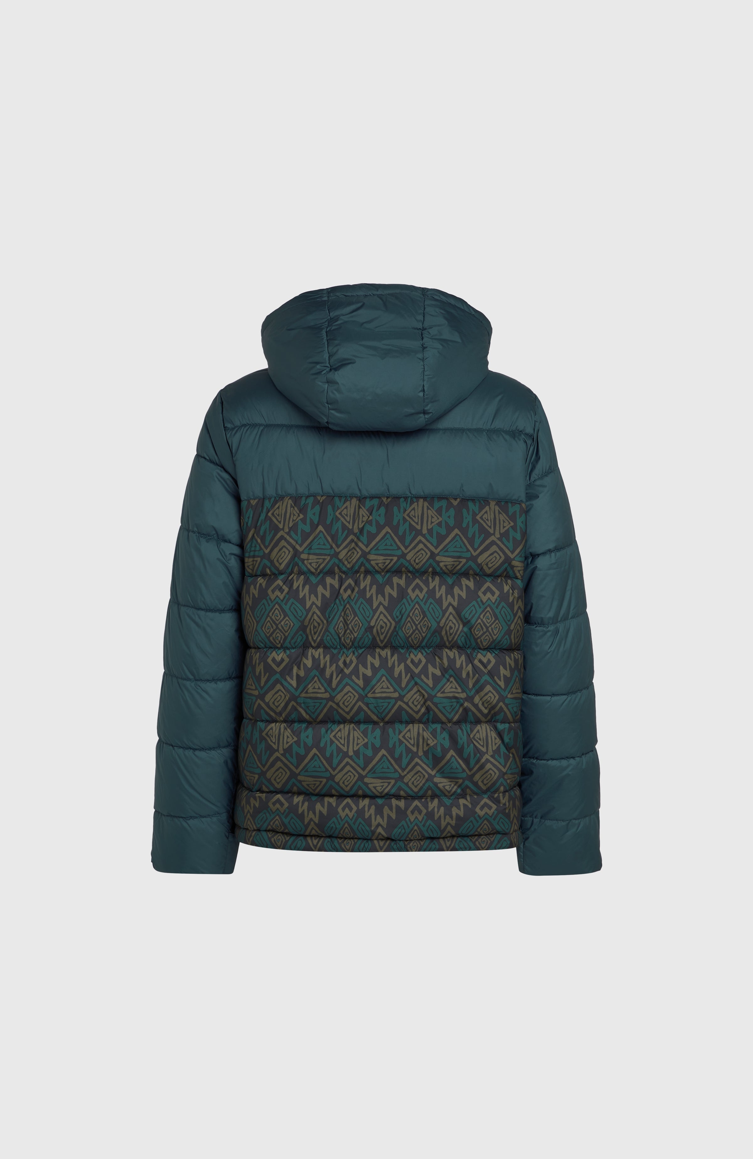 O'Riginals Puffer Jacket Black Retro Ikat