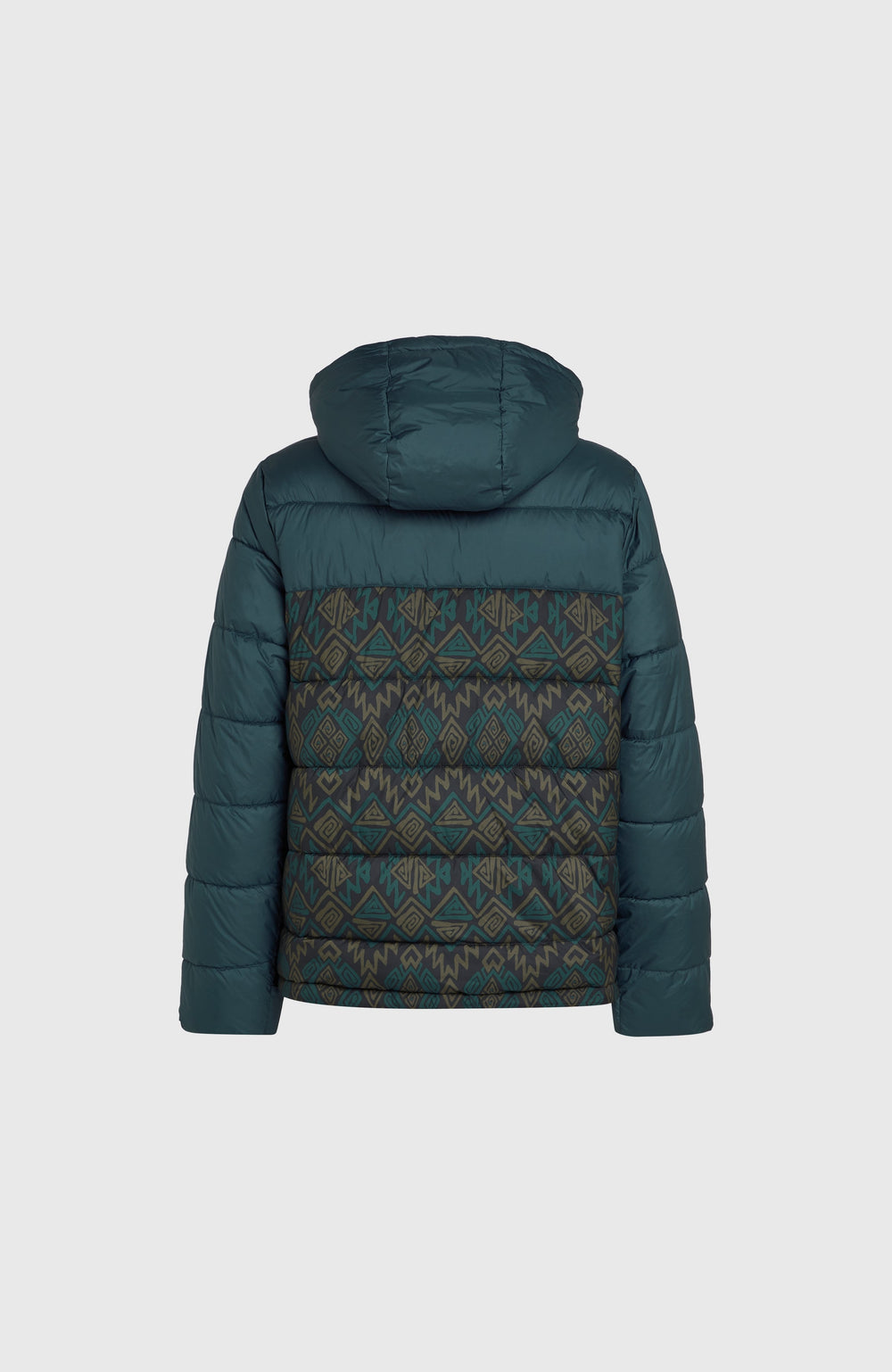 O'Riginals Puffer Jacket Black Retro Ikat