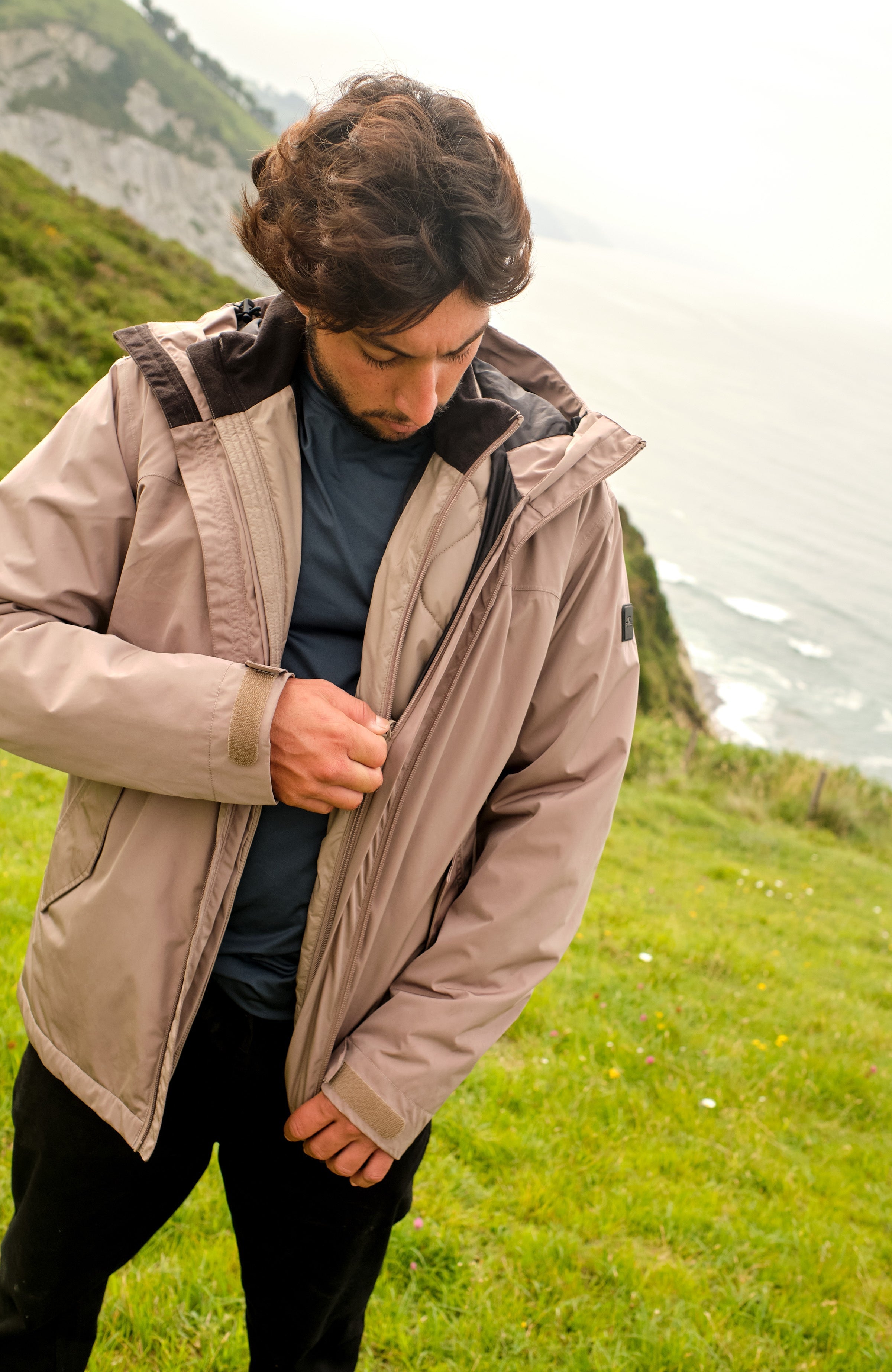 3-in-1 Parka 10K/10K Jacket Concrete