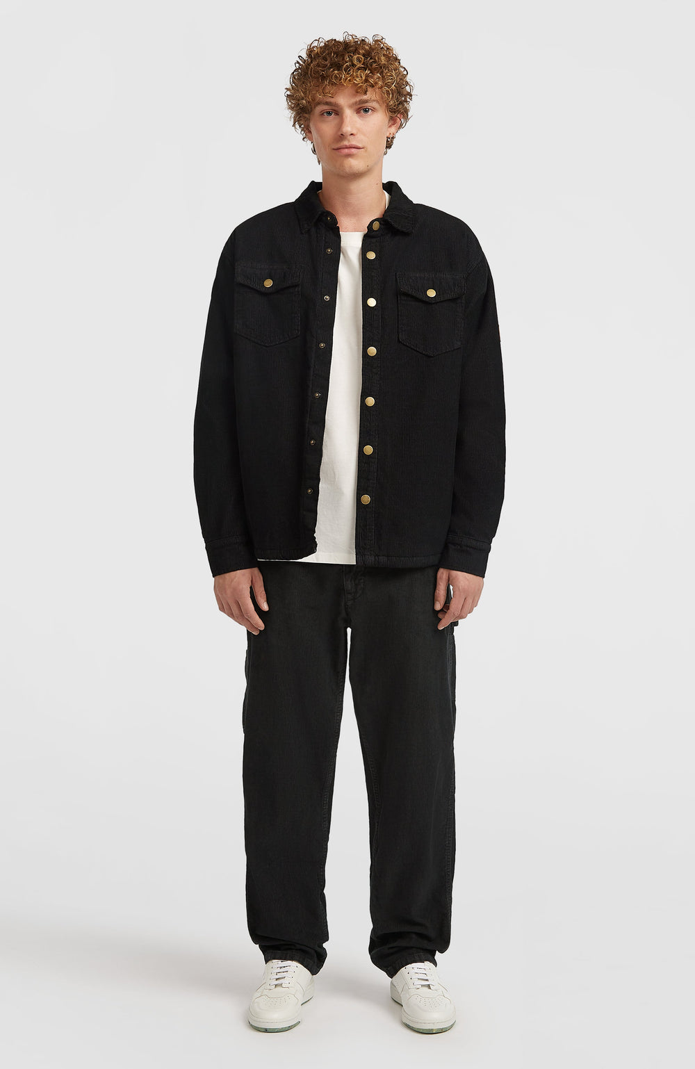 O'Riginals Corduroy Fleece-Lined Overshirt Black Out