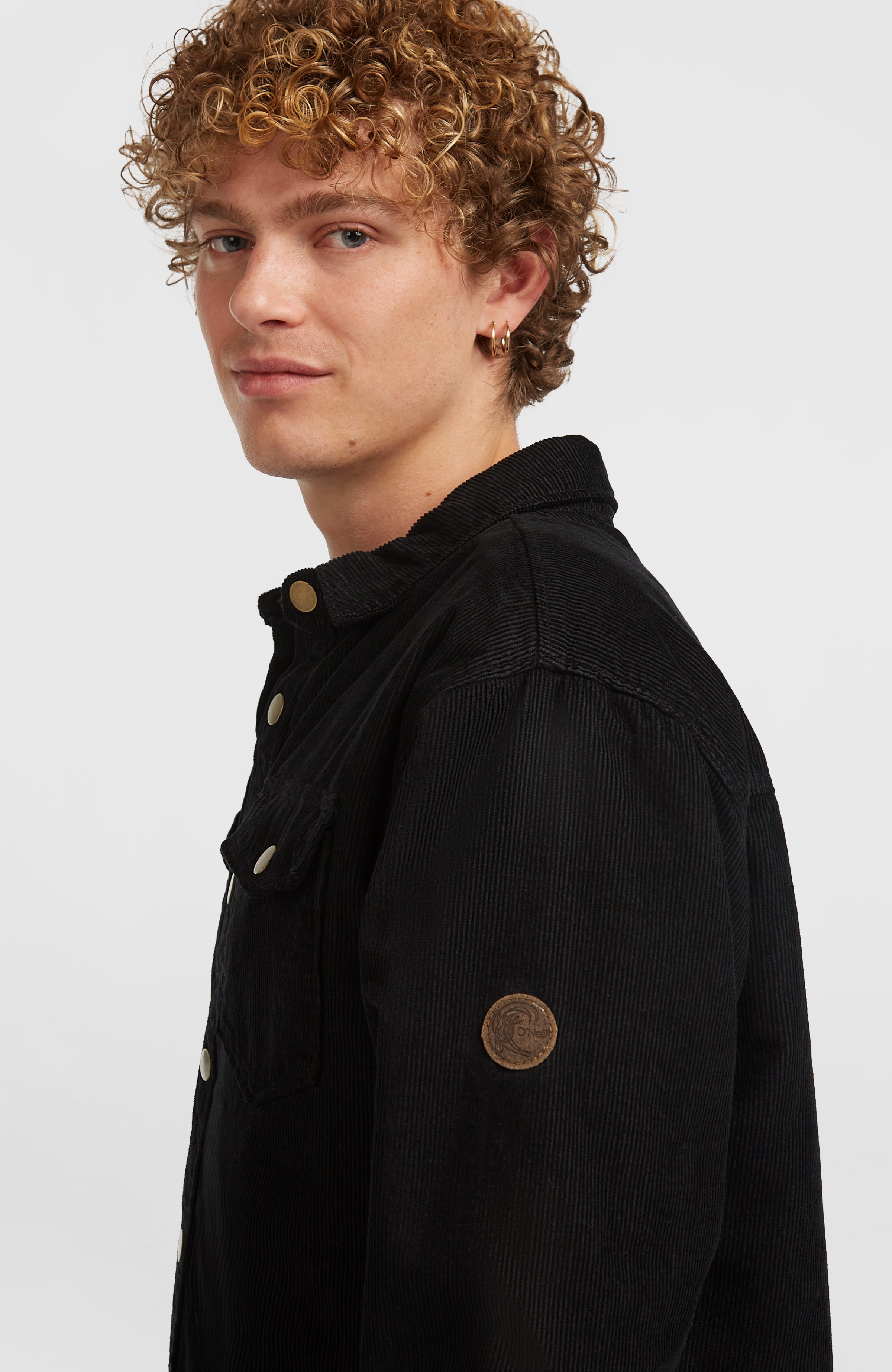 O'Riginals Corduroy Fleece-Lined Overshirt Black Out