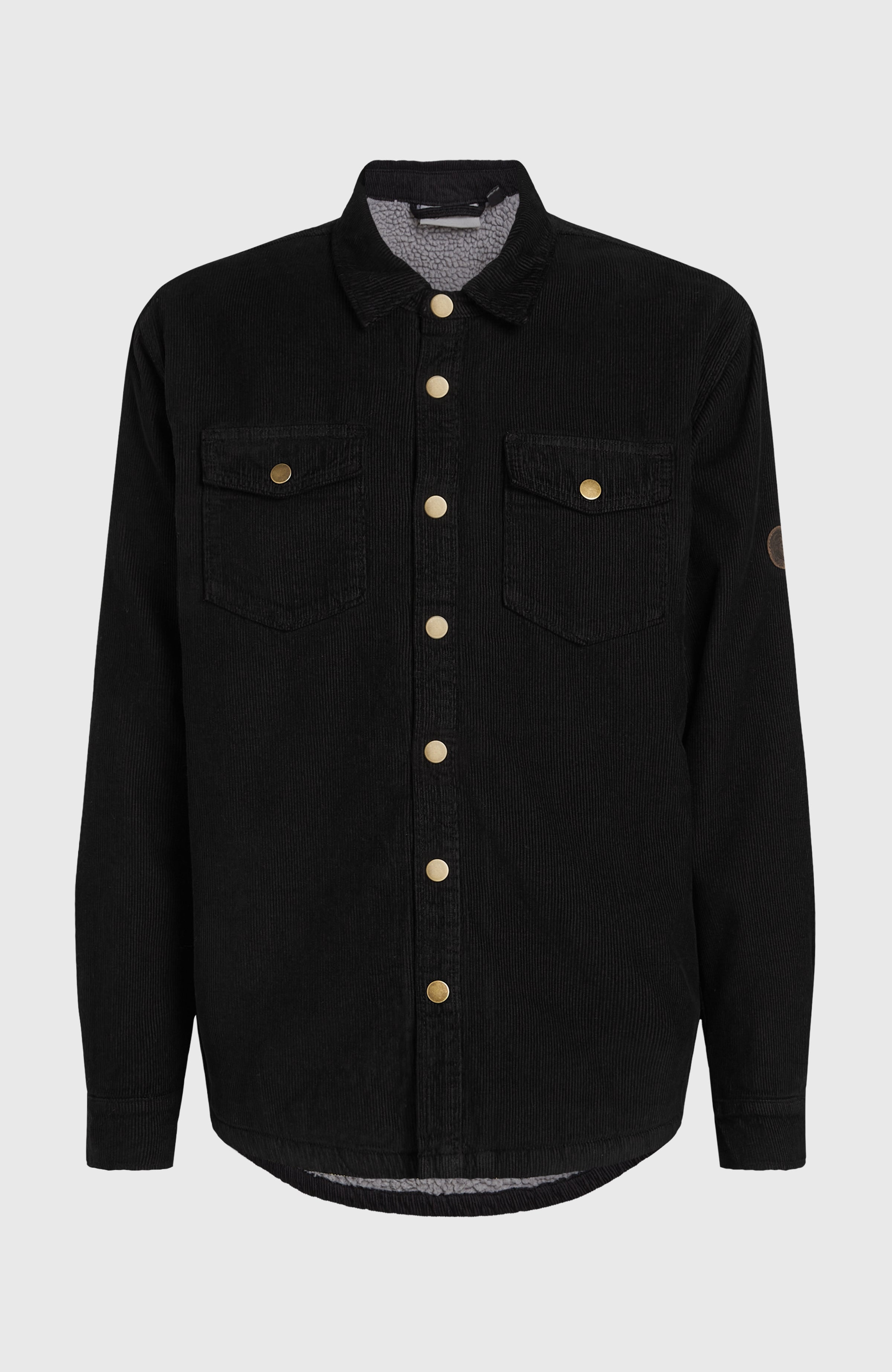 O'Riginals Corduroy Fleece-Lined Overshirt Black Out