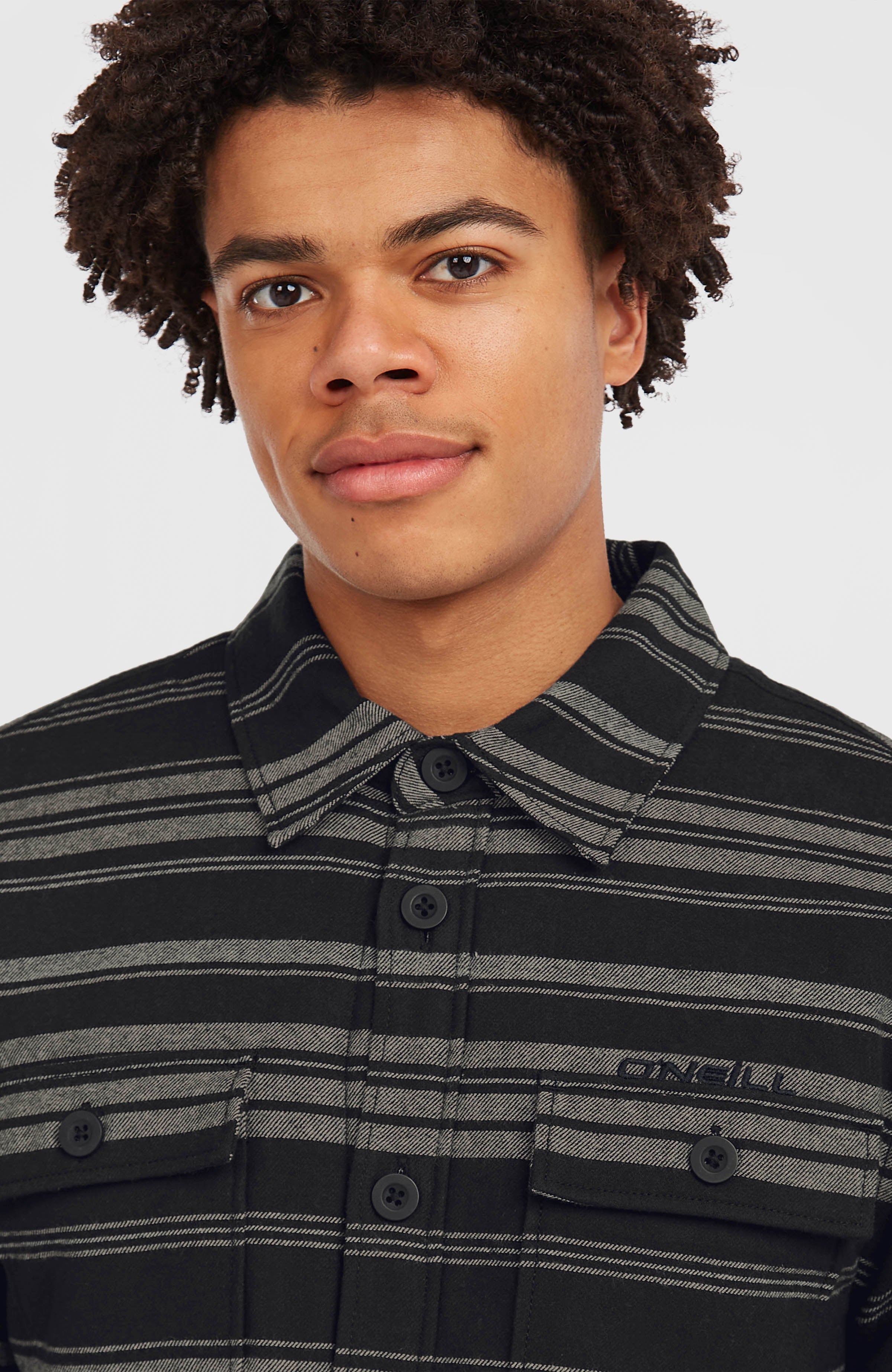 Must-Have Fleece-Lined Shirt Black Bavaro