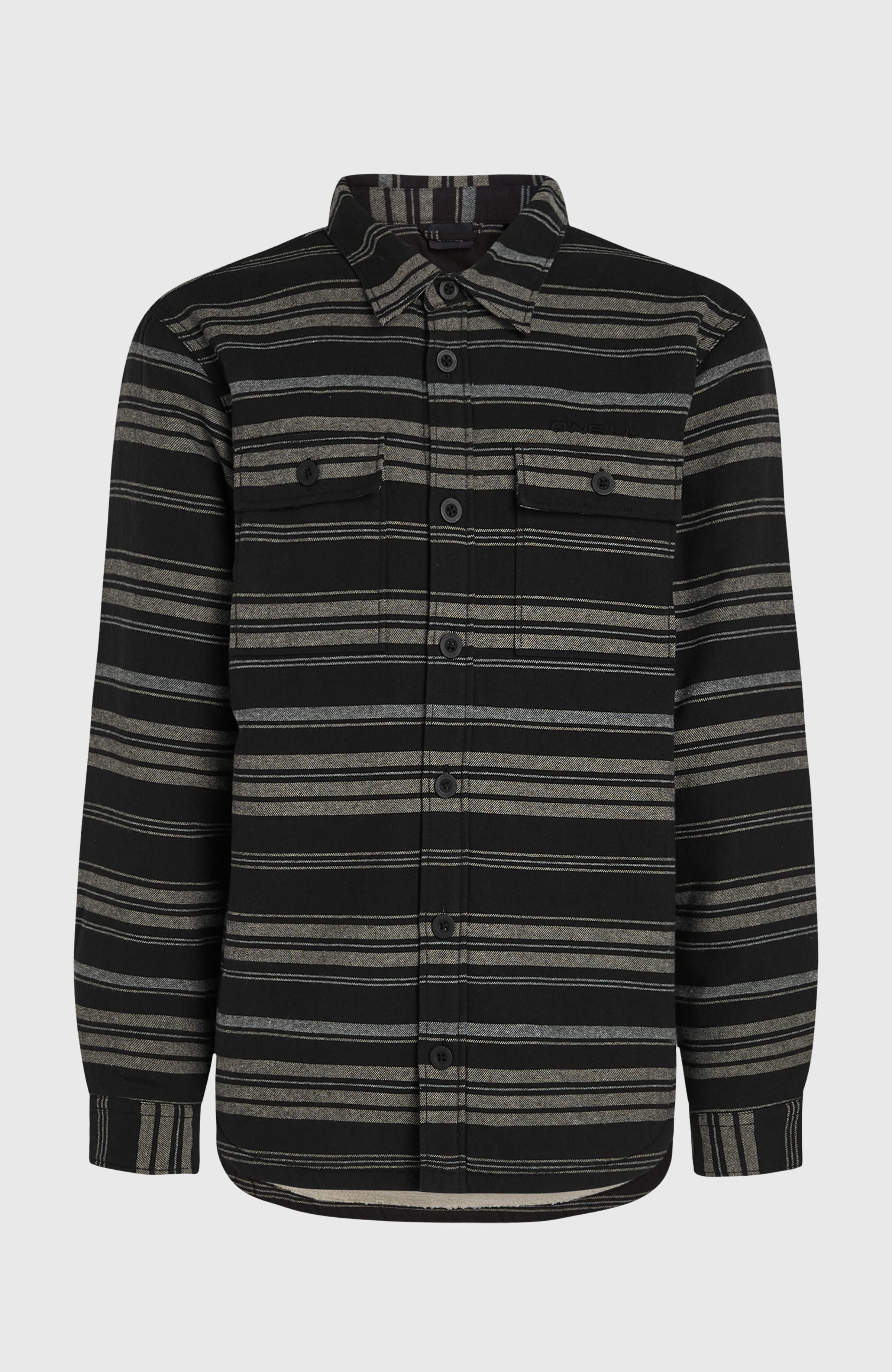 Must-Have Fleece-Lined Shirt Black Bavaro
