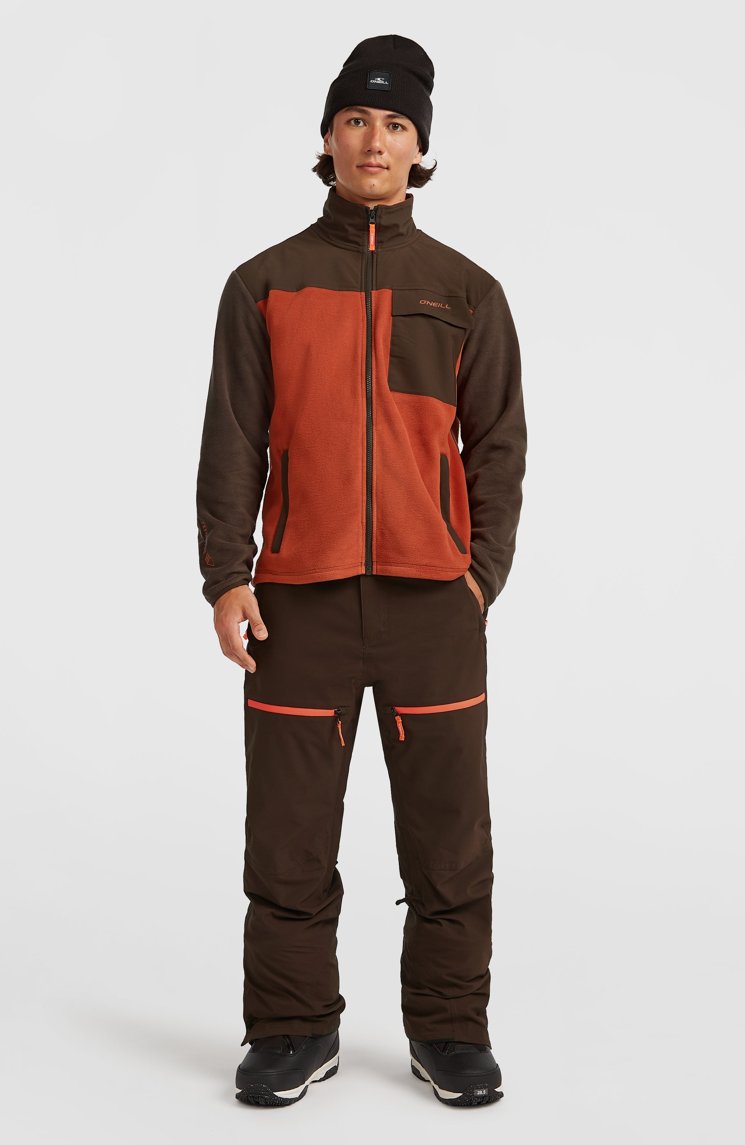 FWC'Peak Polartec® Fleece Coffee Bean Colour Block