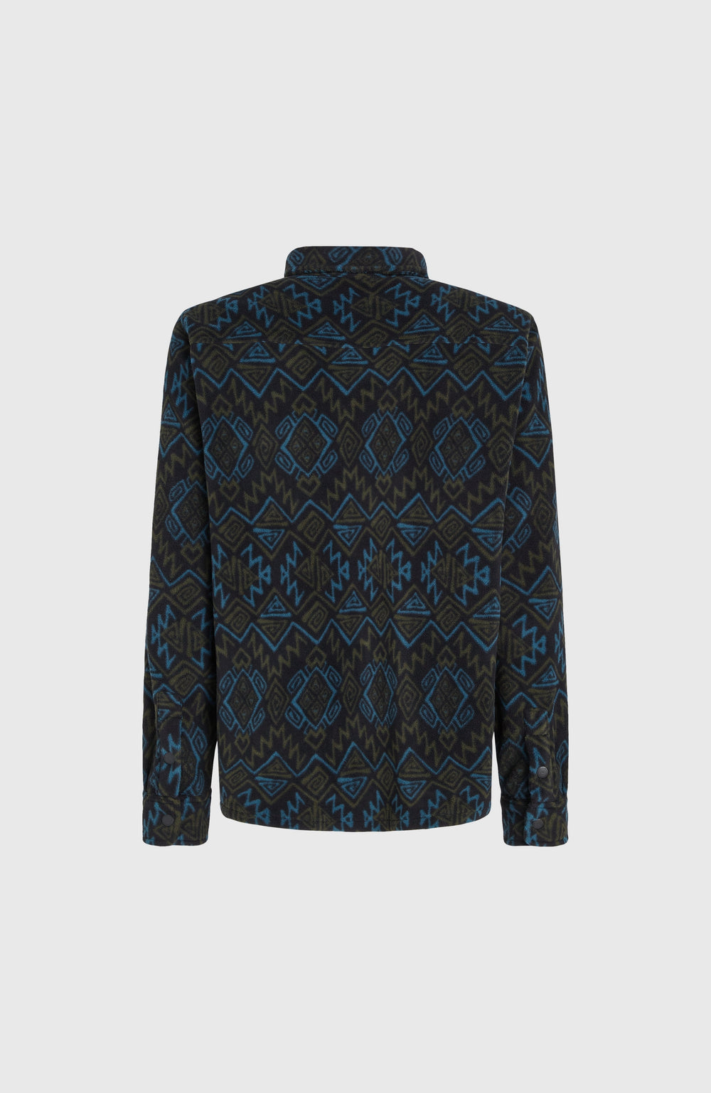 Superfleece Shirt Black Retro Ikat