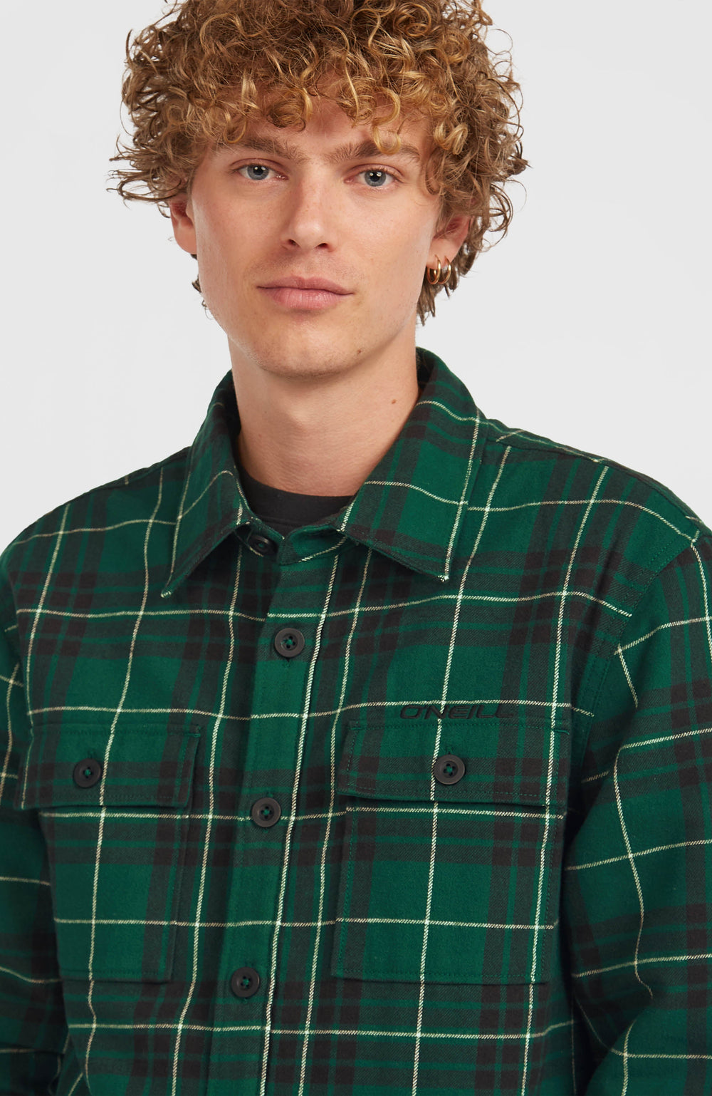 Must-Have Fleece-Lined Shirt Green Flannel Check