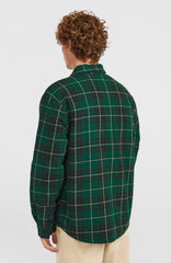 Must-Have Fleece-Lined Shirt Green Flannel Check