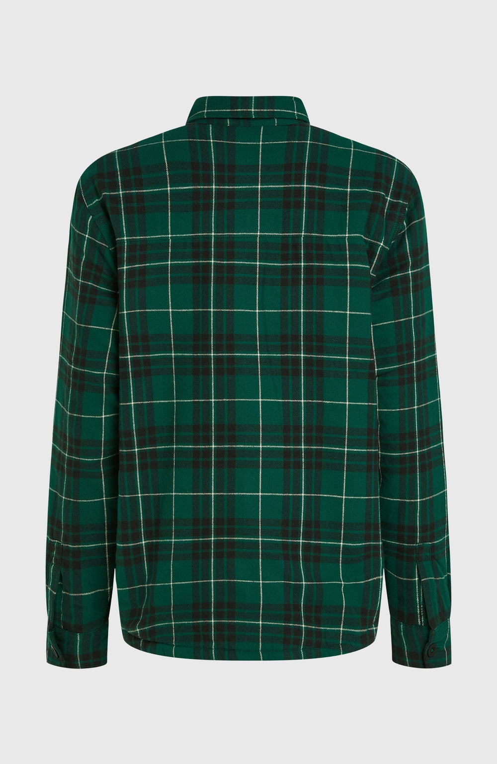 Must-Have Fleece-Lined Shirt Green Flannel Check