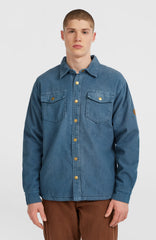 O'Riginals Corduroy Fleece-Lined Overshirt Mozart Blue