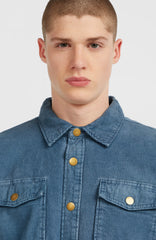 O'Riginals Corduroy Fleece-Lined Overshirt Mozart Blue