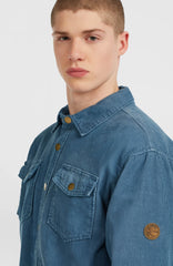 O'Riginals Corduroy Fleece-Lined Overshirt Mozart Blue