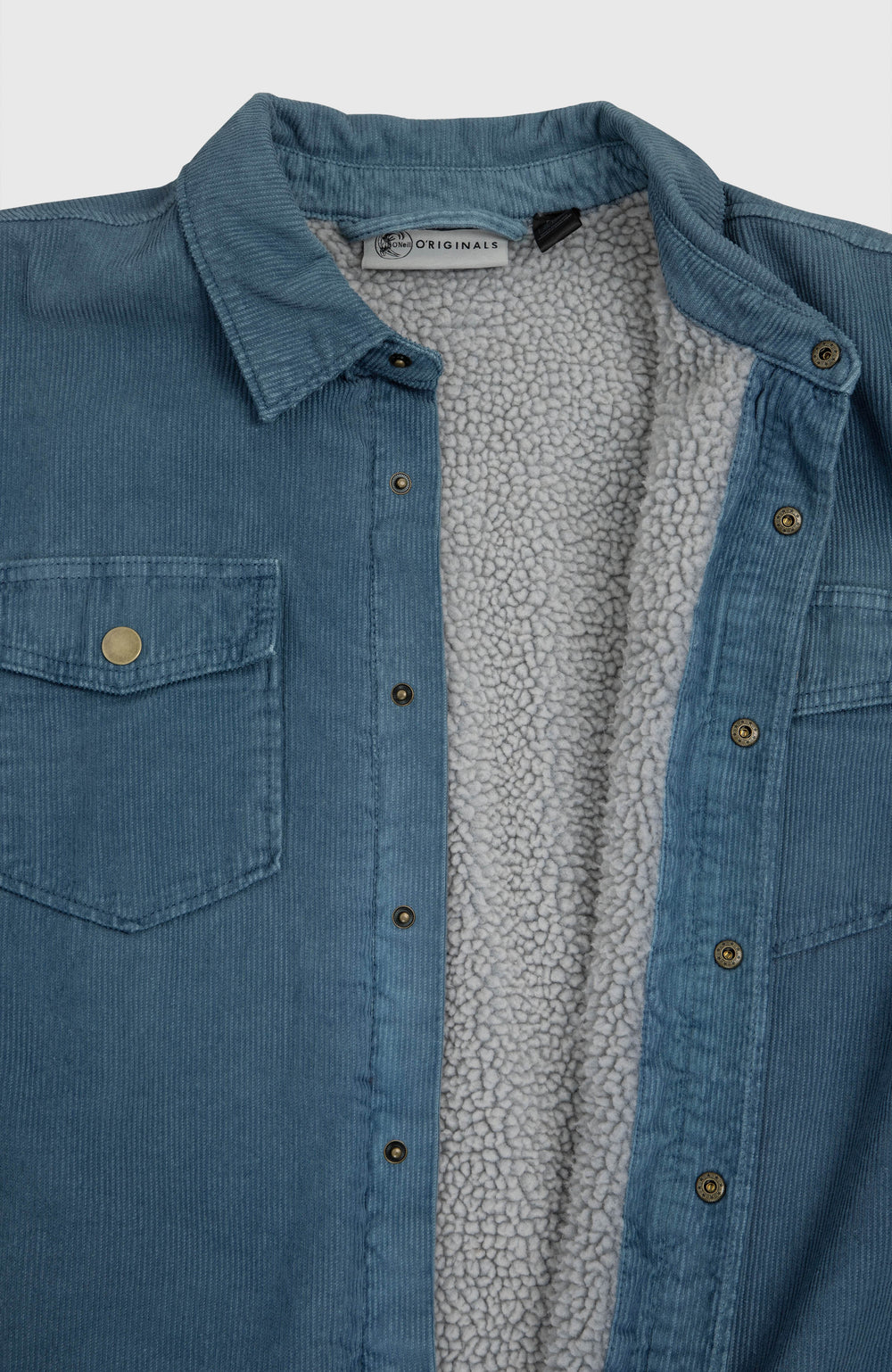 O'Riginals Corduroy Fleece-Lined Overshirt Mozart Blue