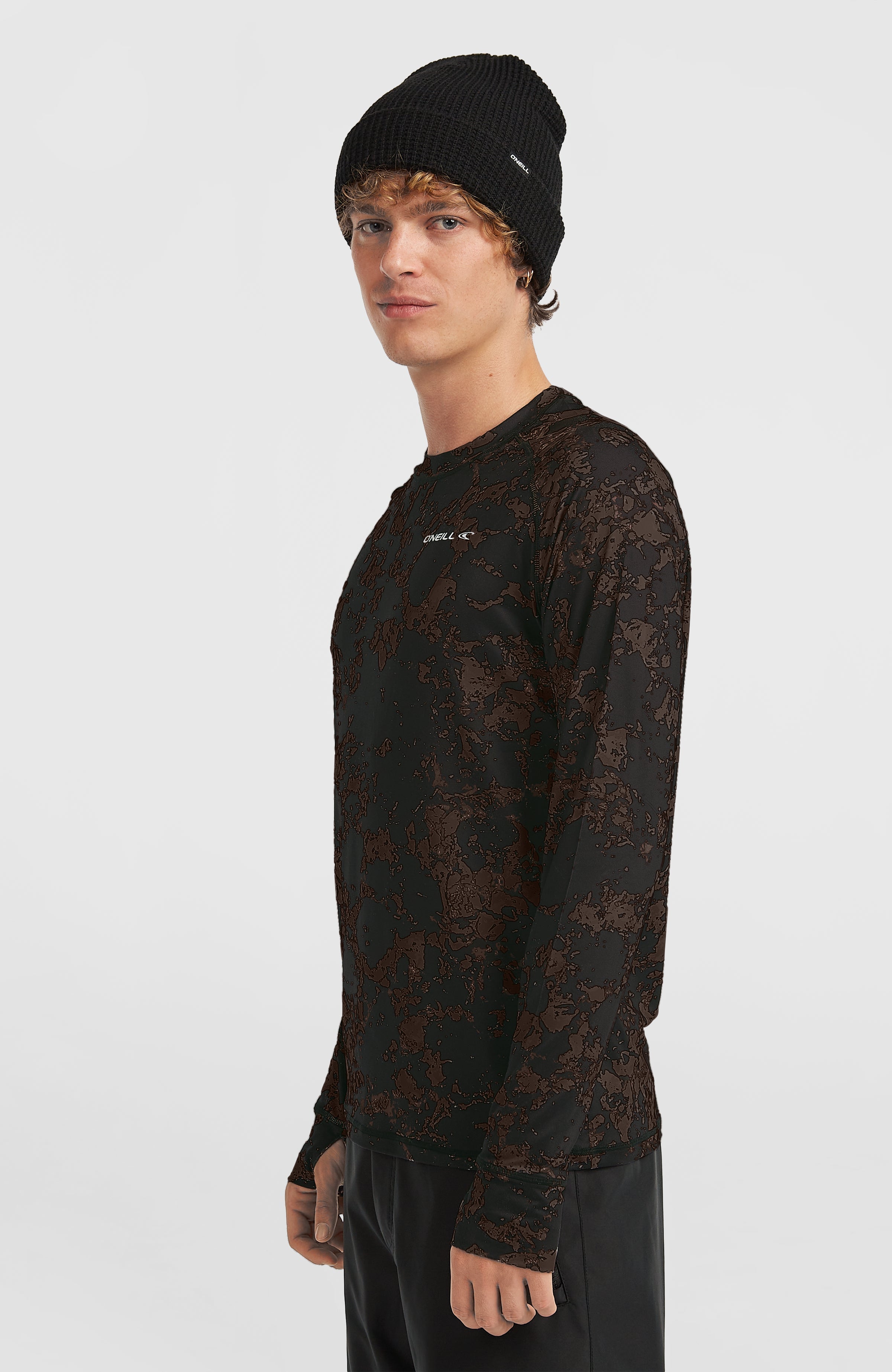 Baselayer Top Black/Beige Quarry