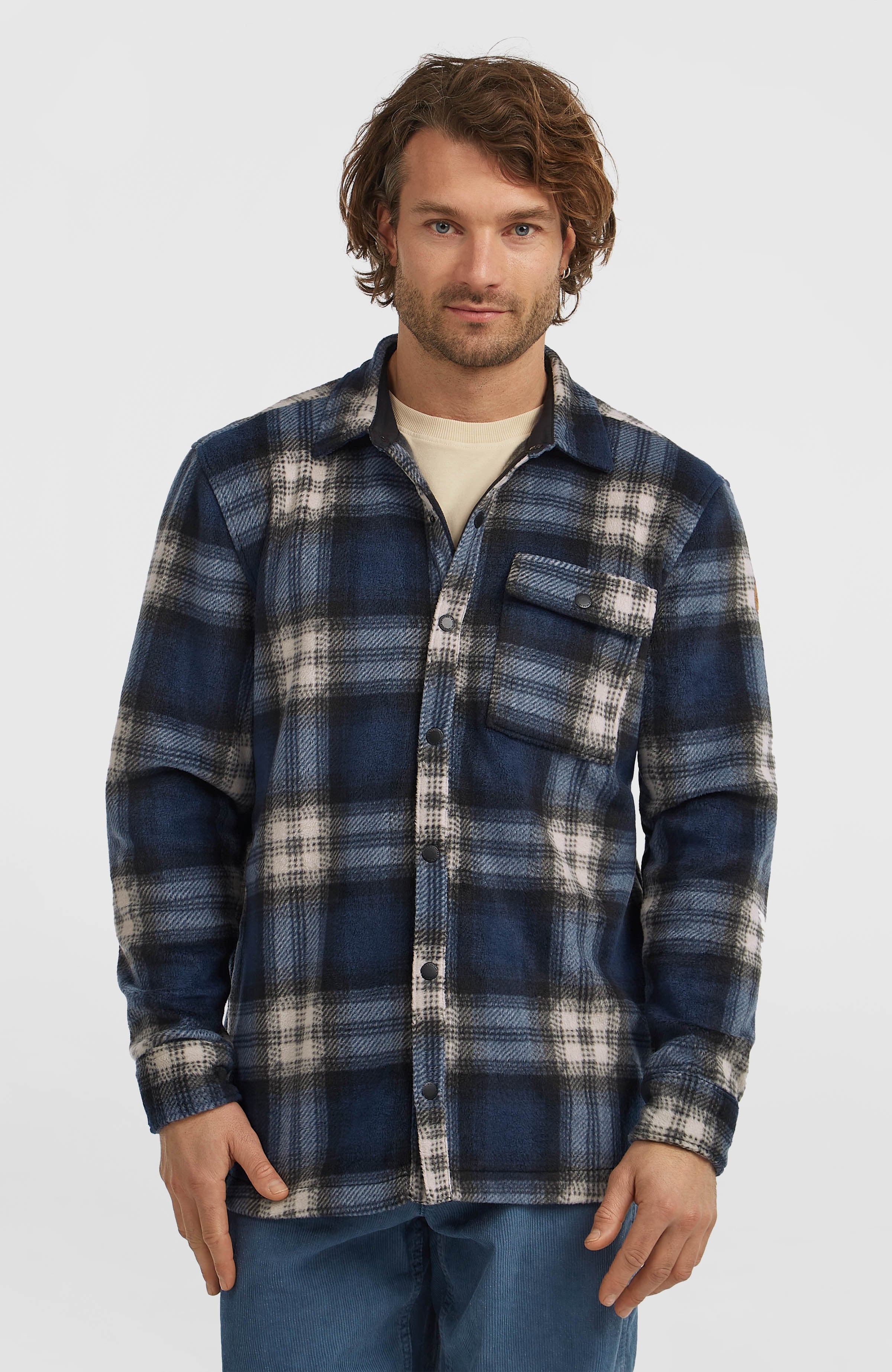 O'Riginals Superfleece Shirt Mozart Blue Check