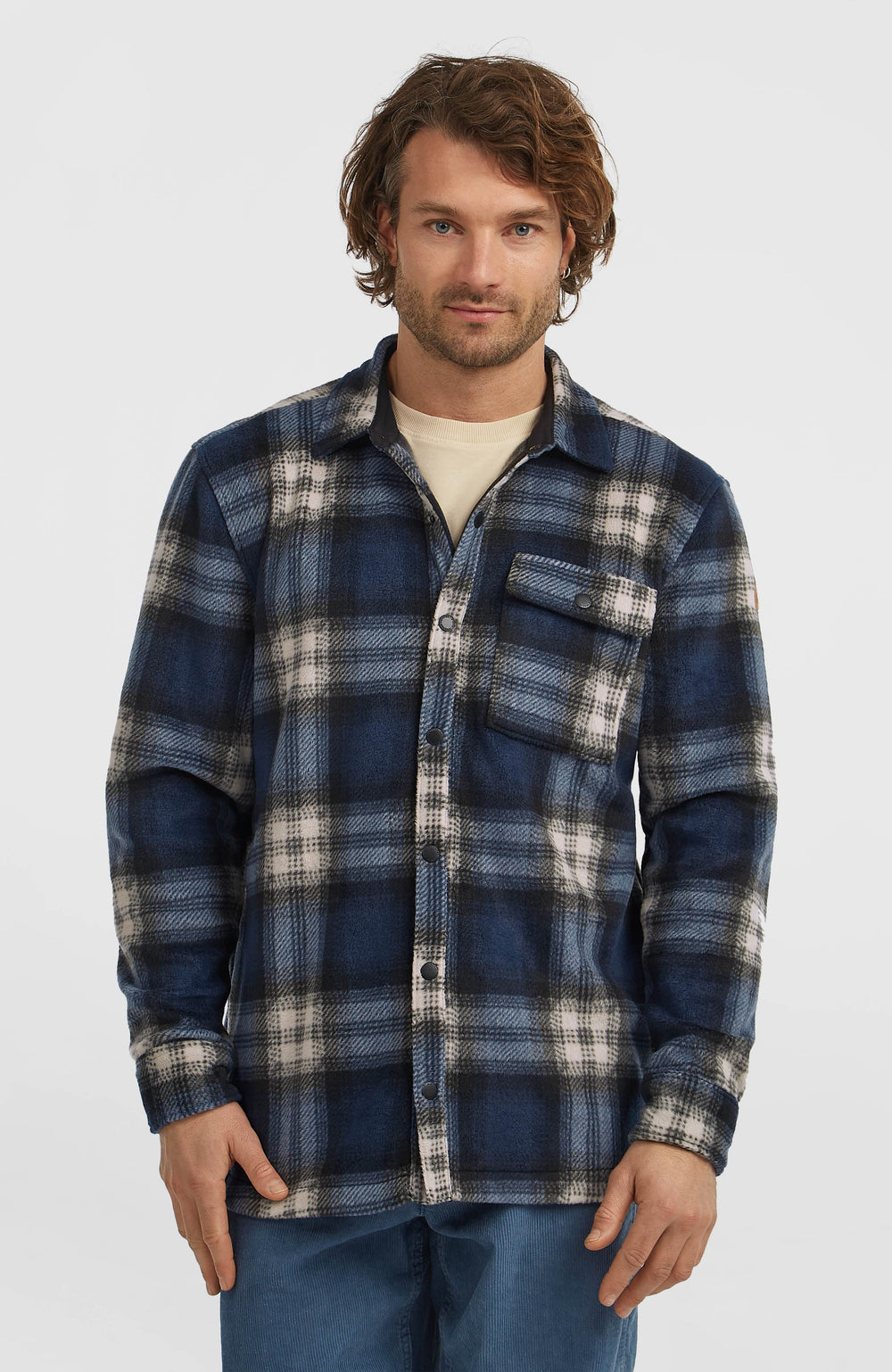 O'Riginals Superfleece Shirt Mozart Blue Check