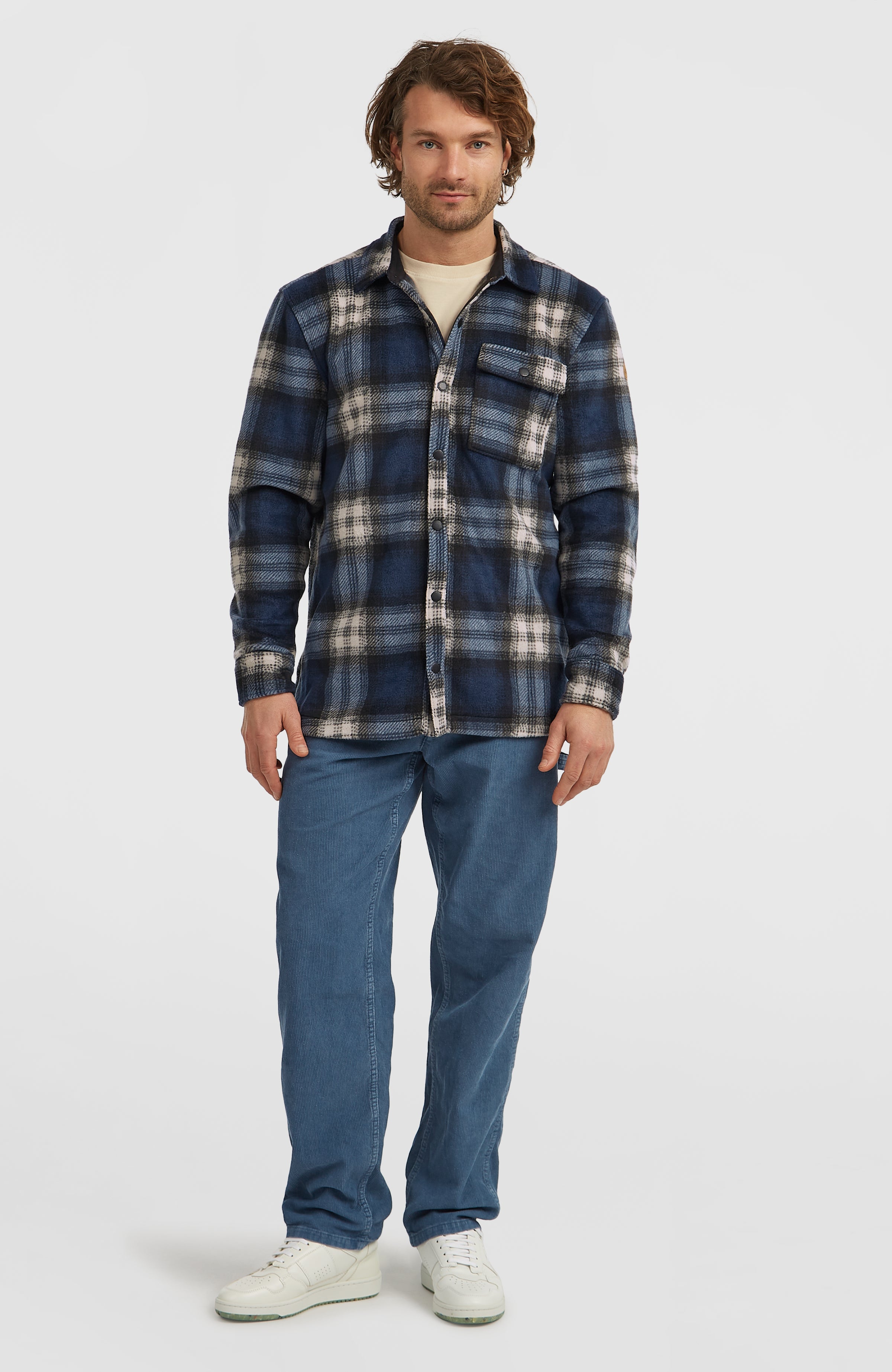 O'Riginals Superfleece Shirt Mozart Blue Check
