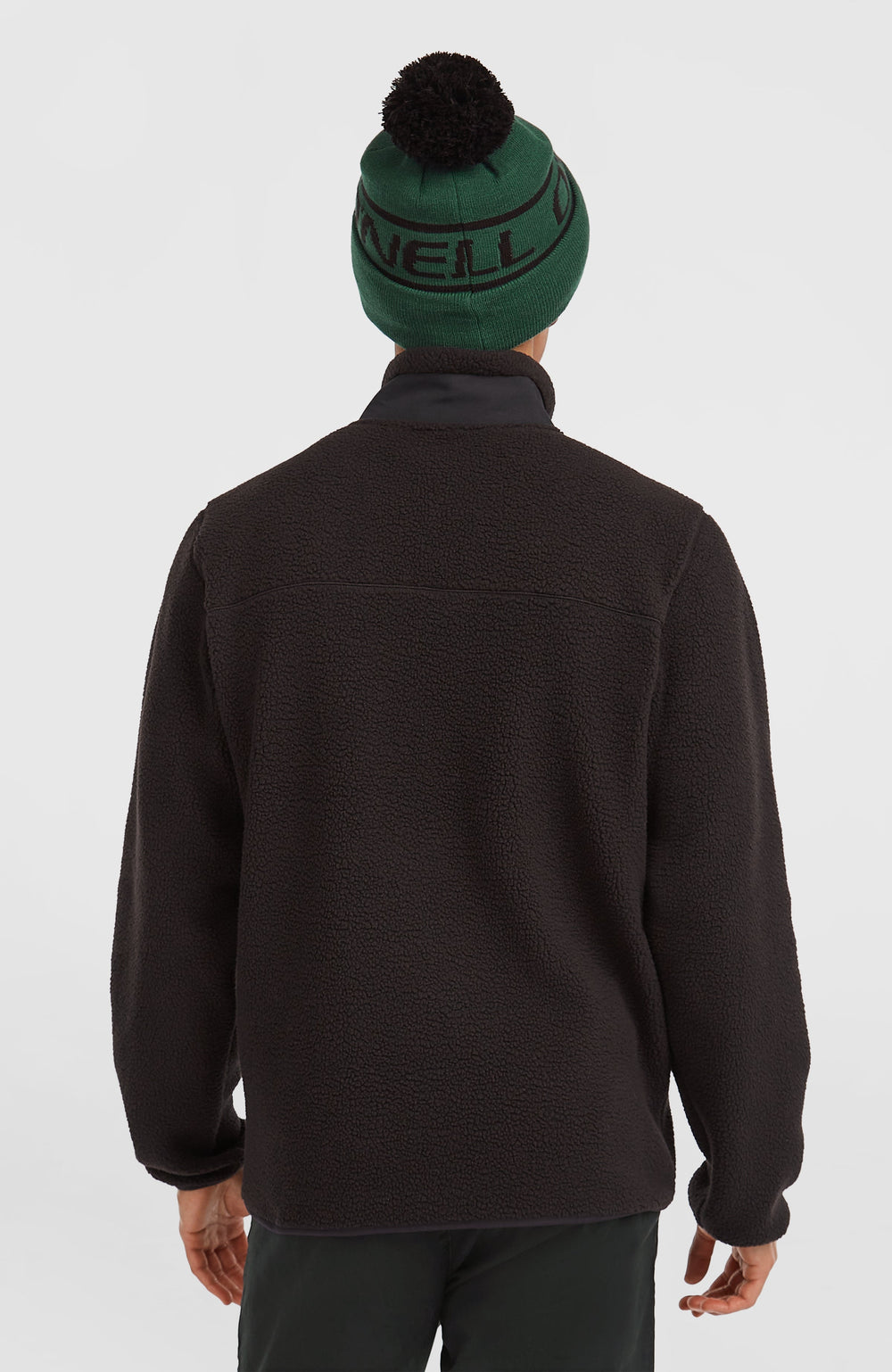 Must-Have High-Pile Full-Zip Fleece Black Out