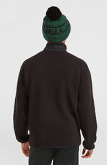 Must-Have High-Pile Full-Zip Fleece Black Out