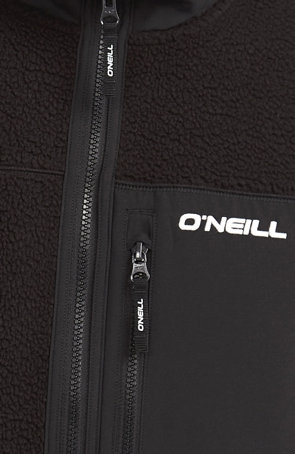 Must-Have High-Pile Full-Zip Fleece Black Out