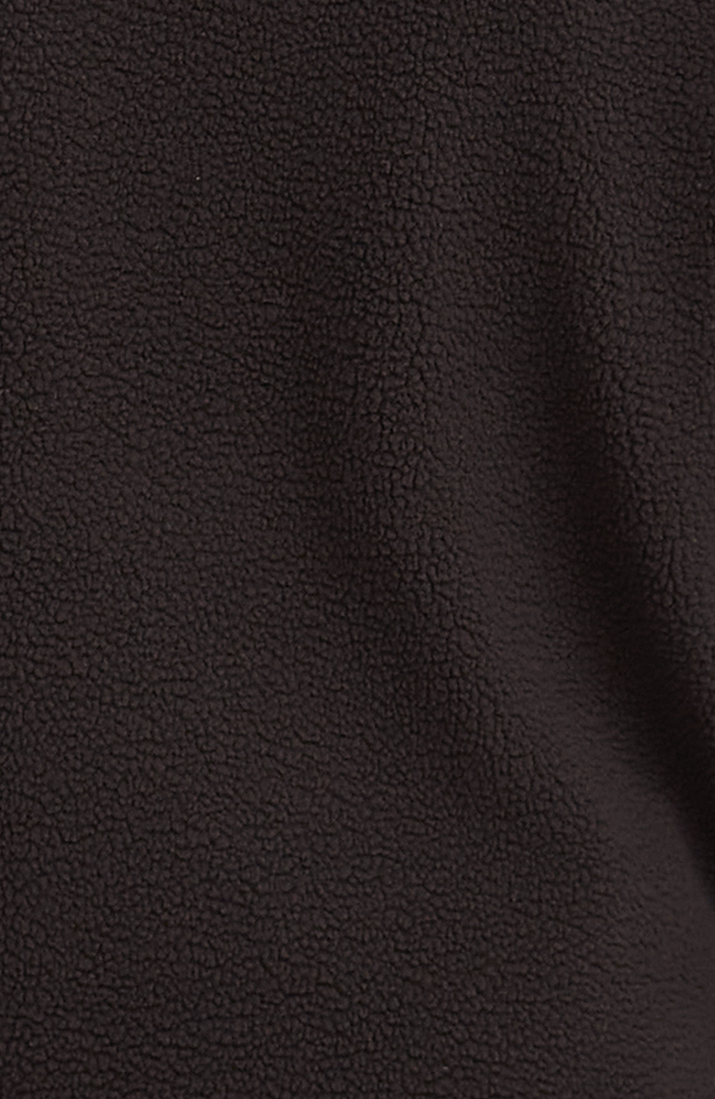 Must-Have High-Pile Full-Zip Fleece Black Out