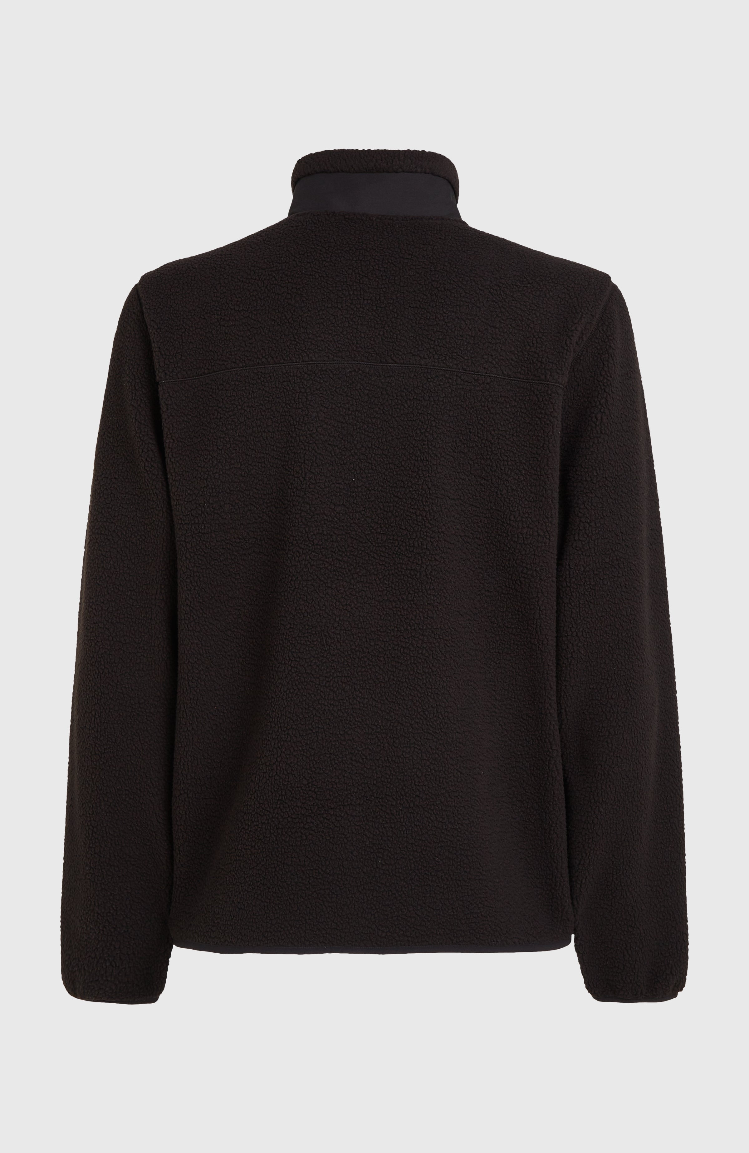Must-Have High-Pile Full-Zip Fleece Black Out