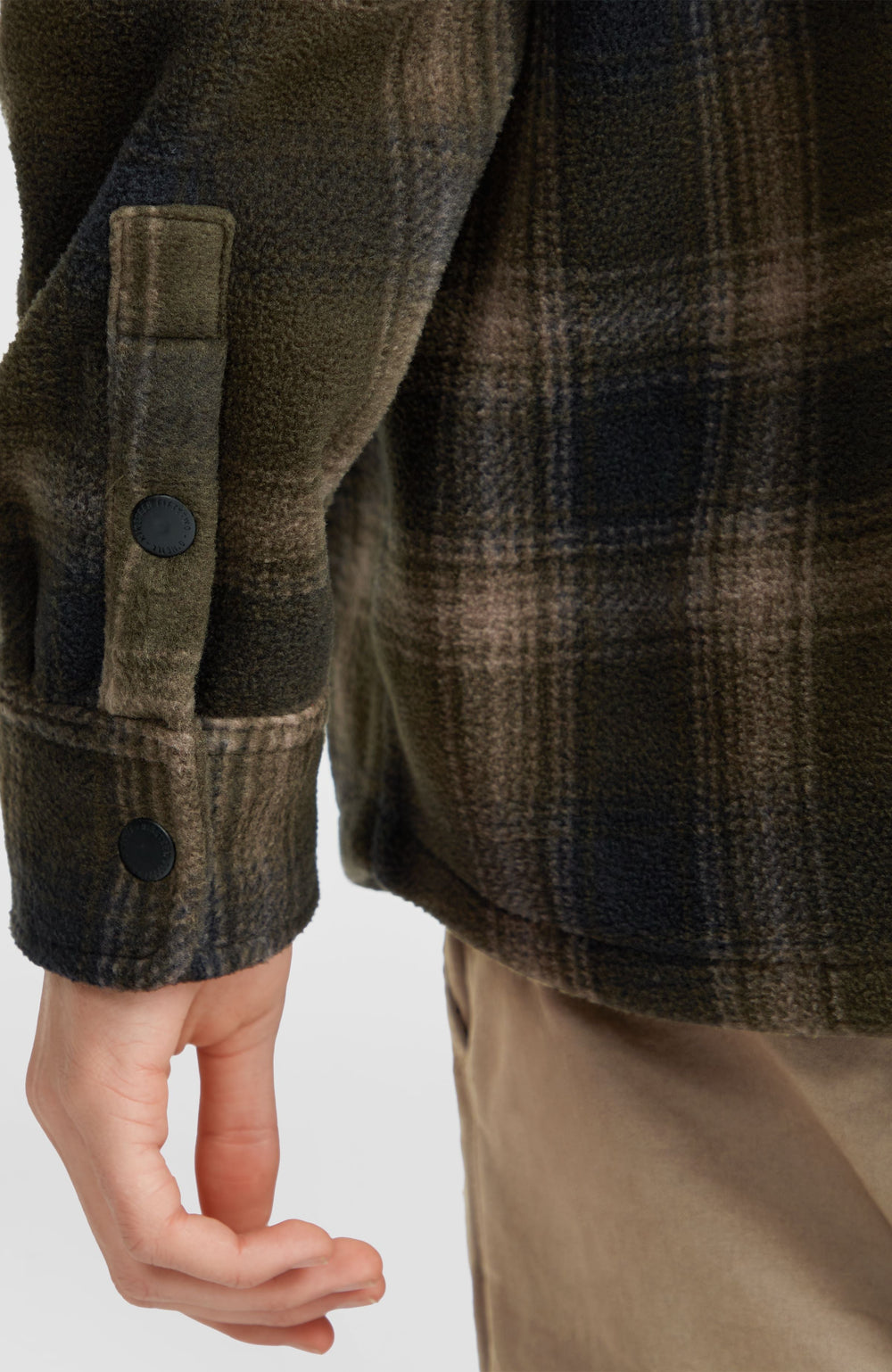 Superfleece Shirt Green Check Small