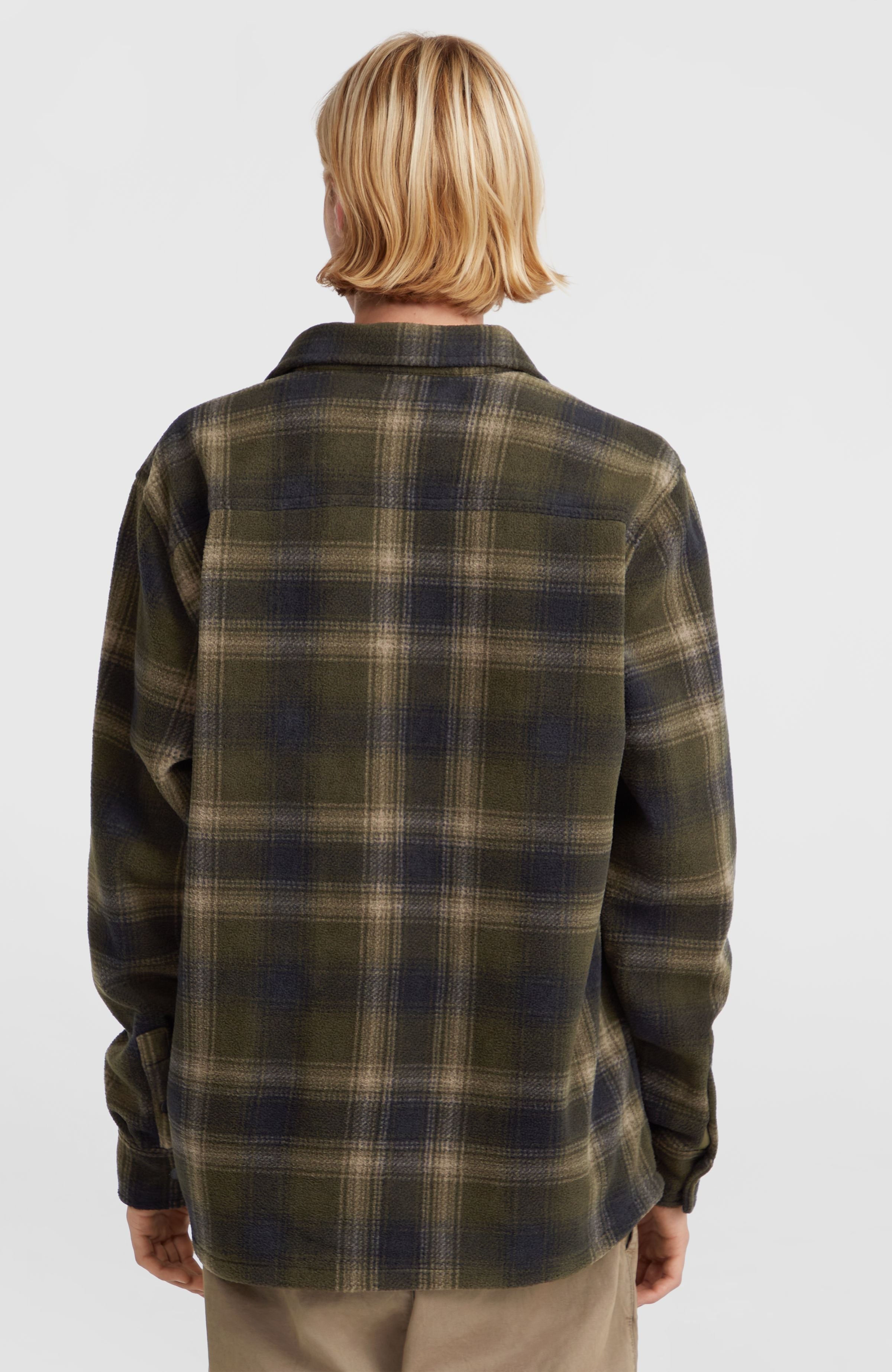 Superfleece Shirt Green Check Small