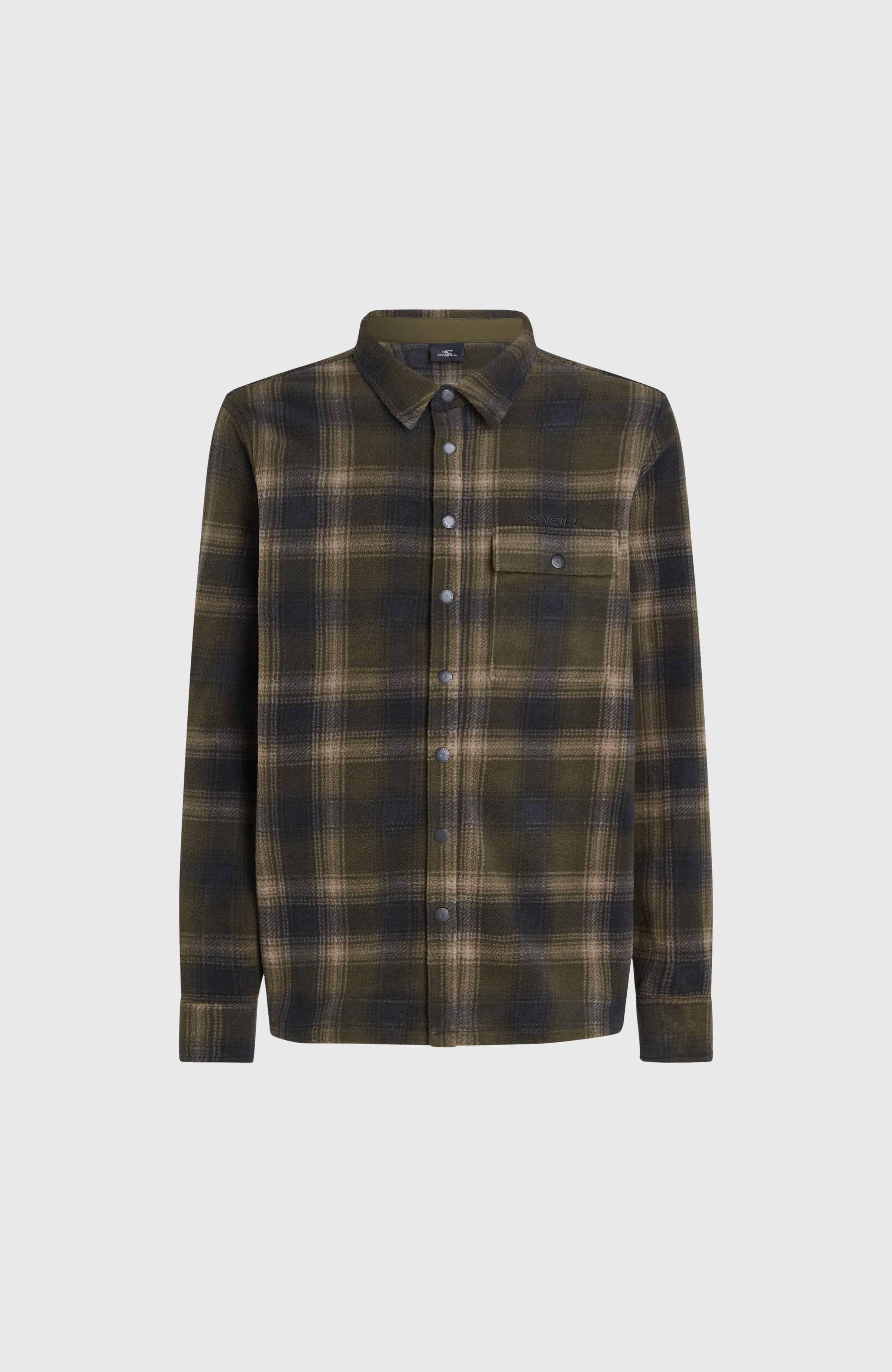 Superfleece Shirt Green Check Small