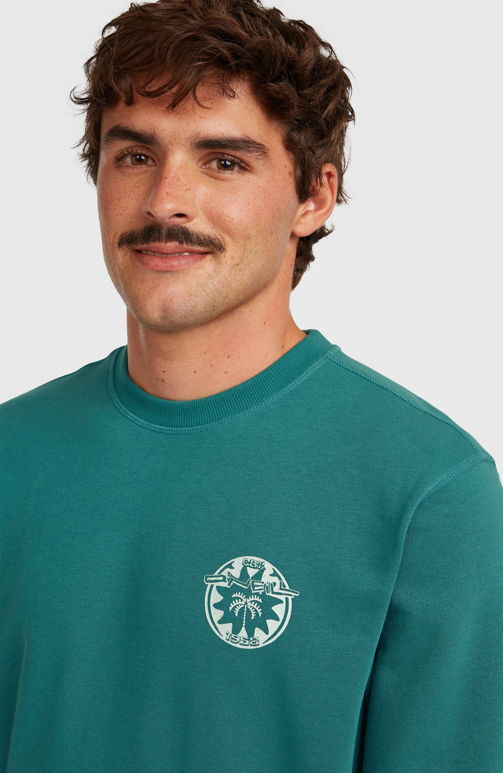 O'Neill Must-Have Graphic Crew Sweatshirt Botanical Heat