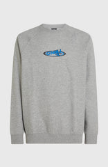Essentials 90s Logo Crew Sweatshirt Silver Melee